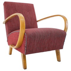 Vintage Armchair Designed by Jindrich Halabala, 1950s