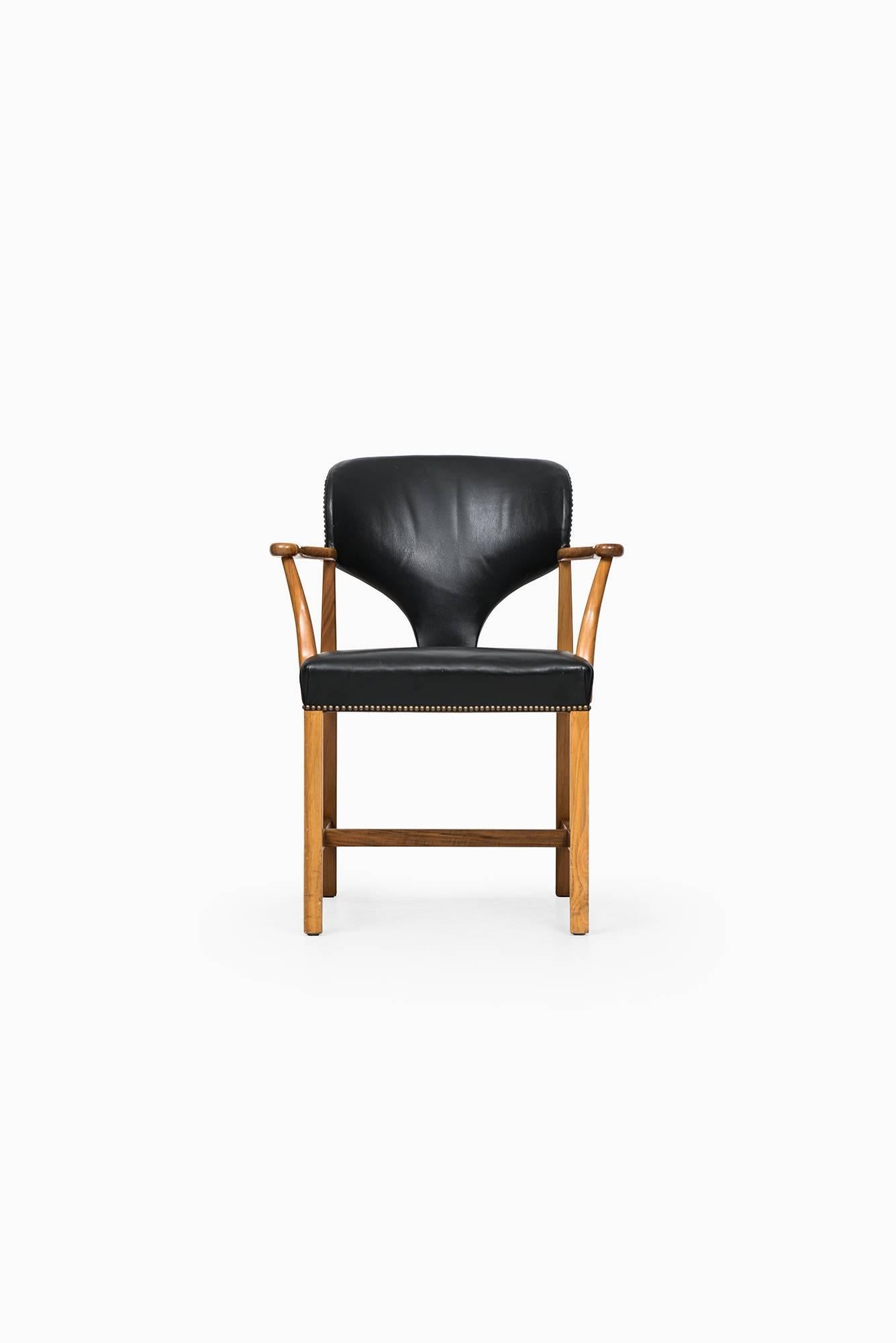 Rare armchair designed by Josef Frank. Produced by Svenskt Tenn in Sweden.