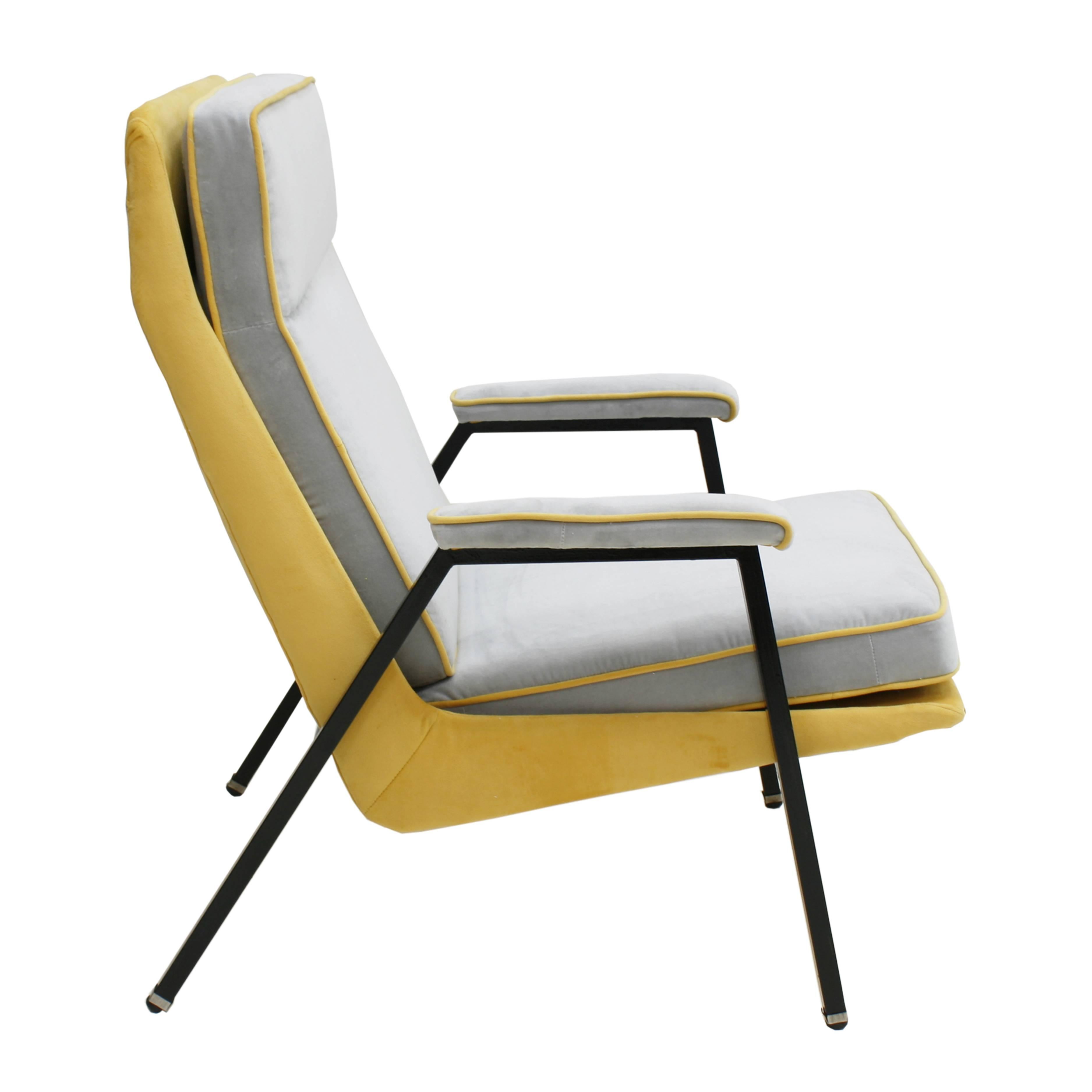 Mid-Century Modern Armchair Designed by Pierre Guariche, France, 1950