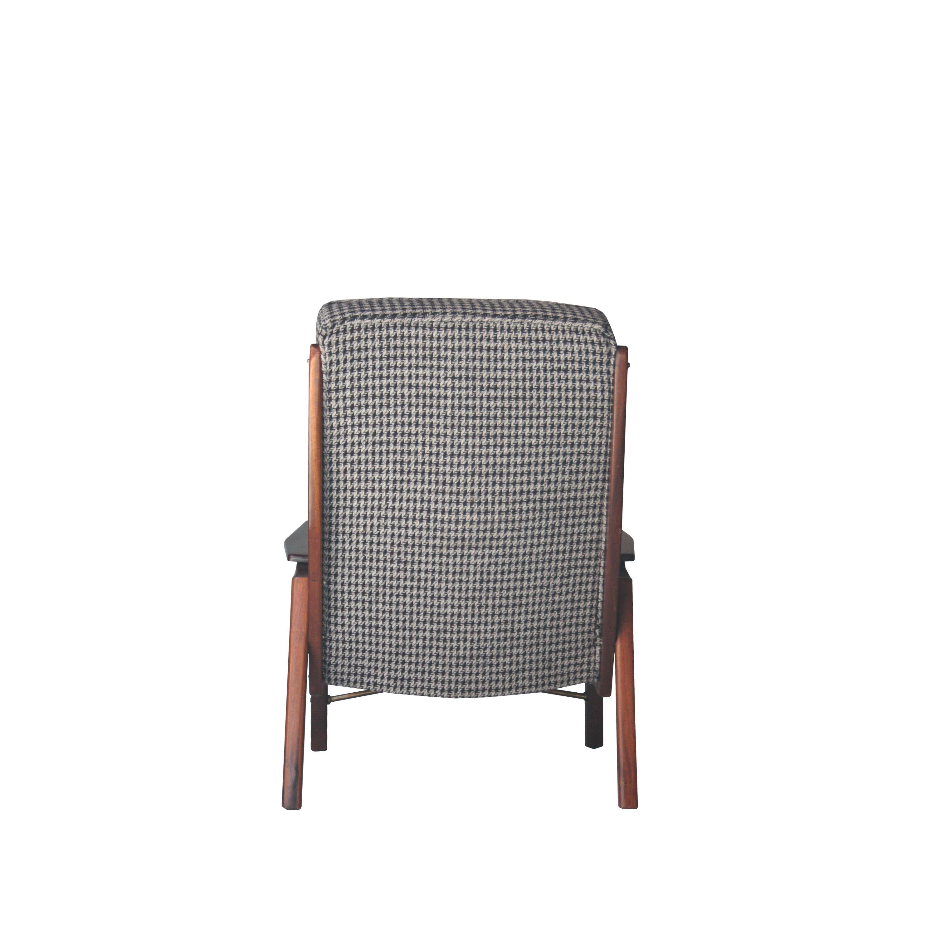 Mid-Century Modern Armchair Designed by René-Jean Caillette, 'Airborne Model' France, 1956 For Sale