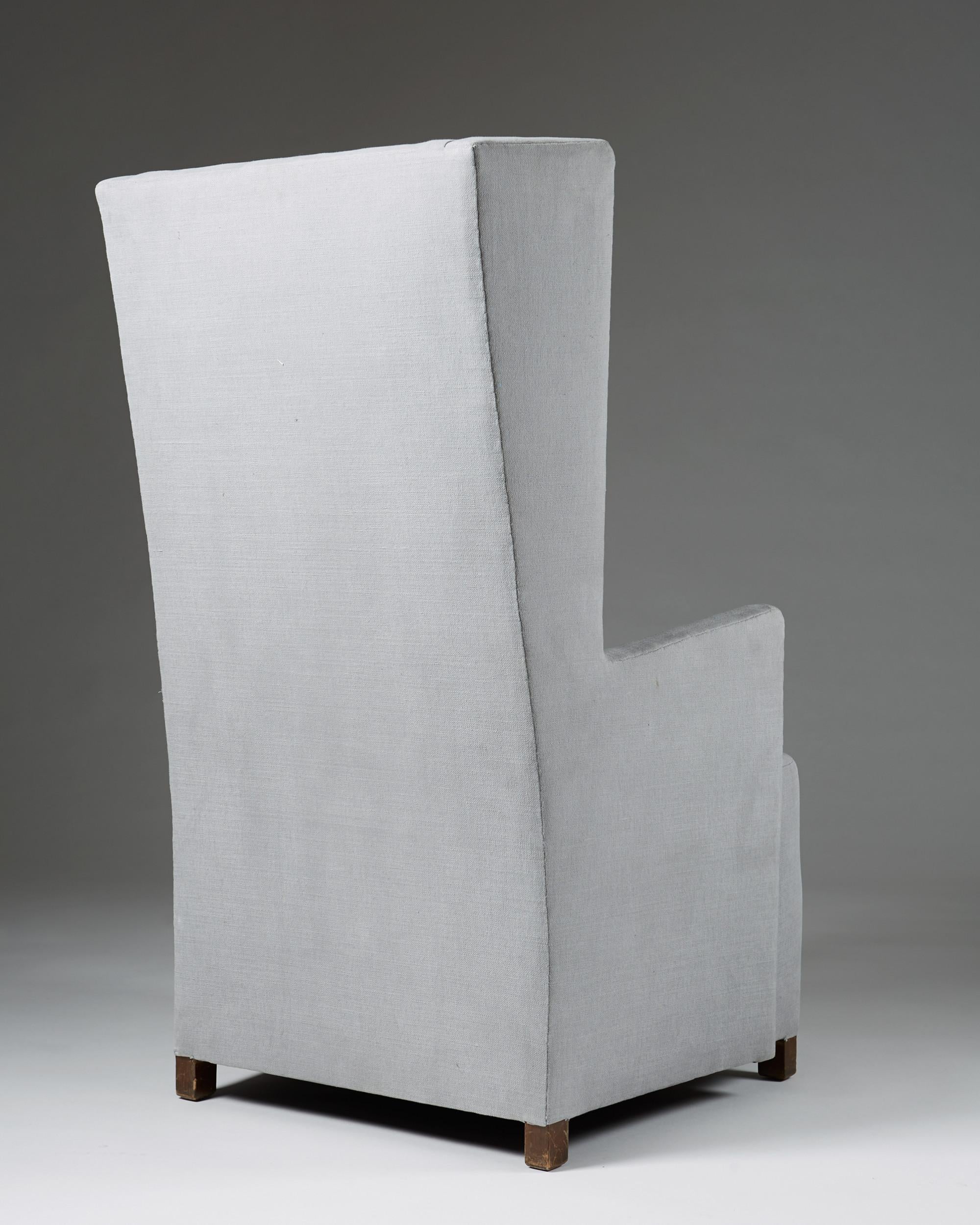 Swedish Armchair, designed by Uno Åhrén or Björn Trägårdh for Svenskt Tenn, Sweden 1930s For Sale