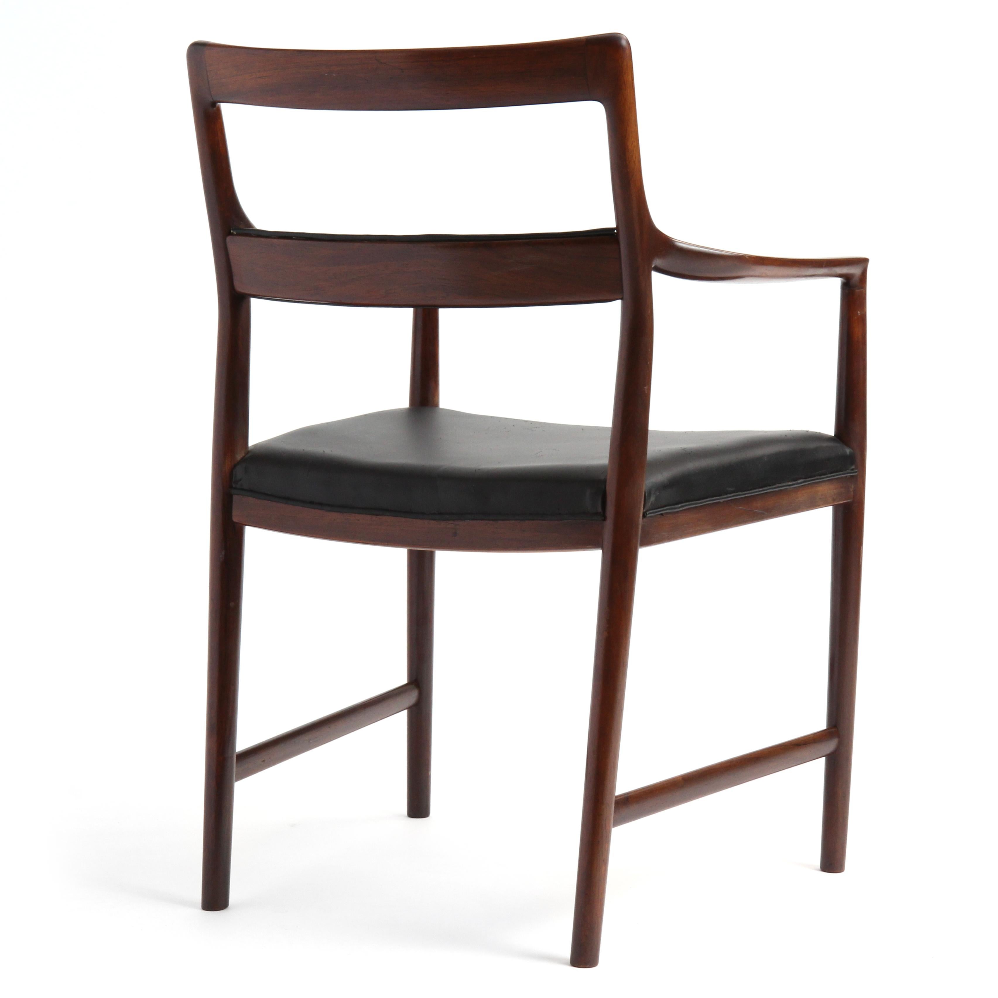 Armchair or Dining Chair by Helge Vestergaard Jensen In Good Condition For Sale In Sagaponack, NY