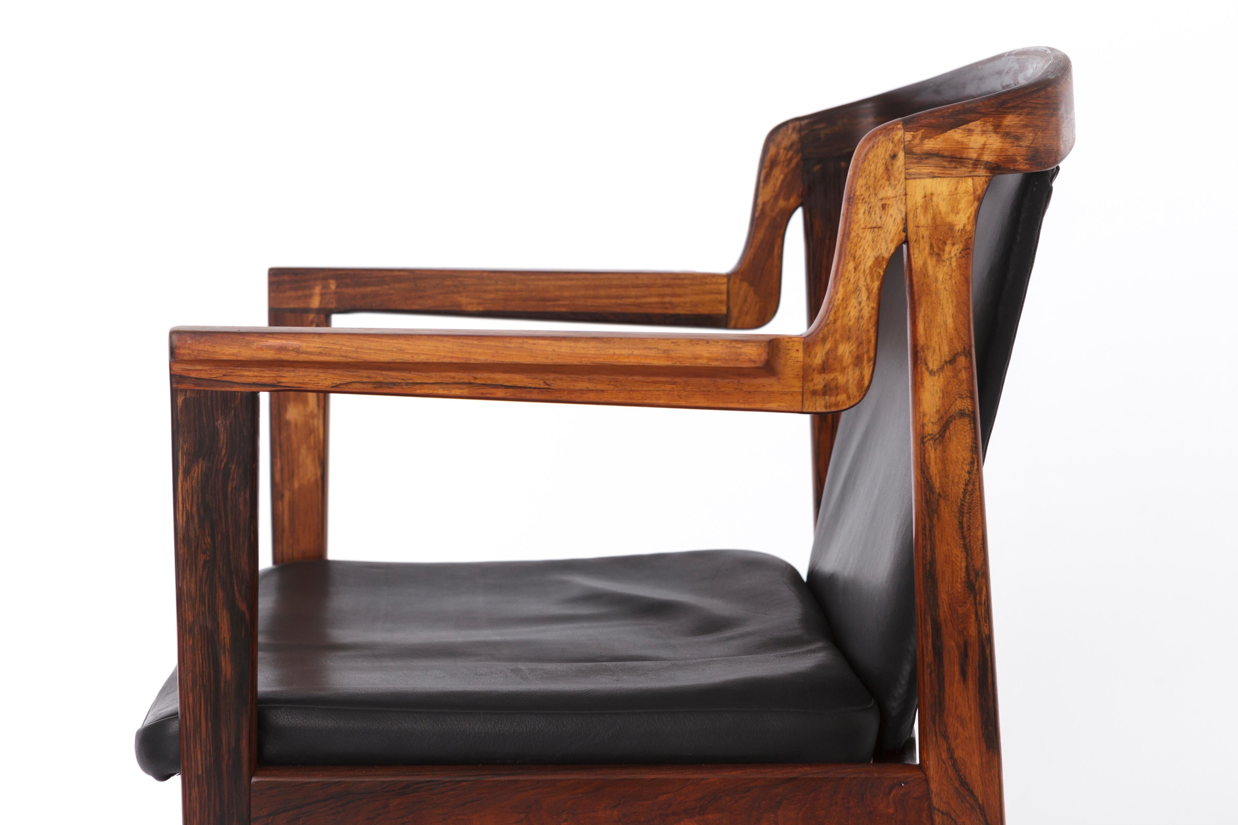 Armchair Erik Buch 1960s for Orum Mobler, Denmark In Good Condition For Sale In Hannover, DE