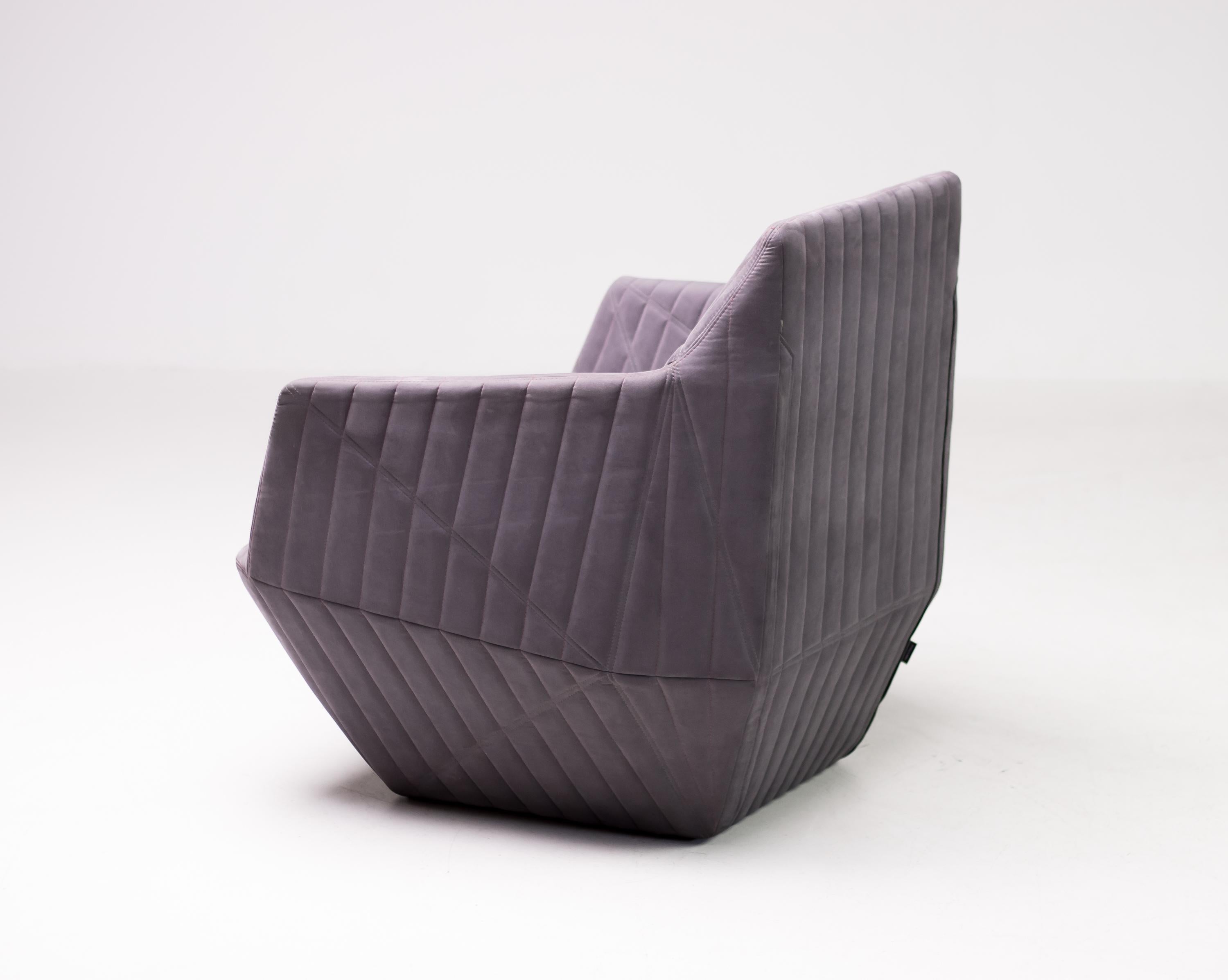 Quilted Armchair Facett by Ronan & Erwan Bouroullec for Ligne Roset
