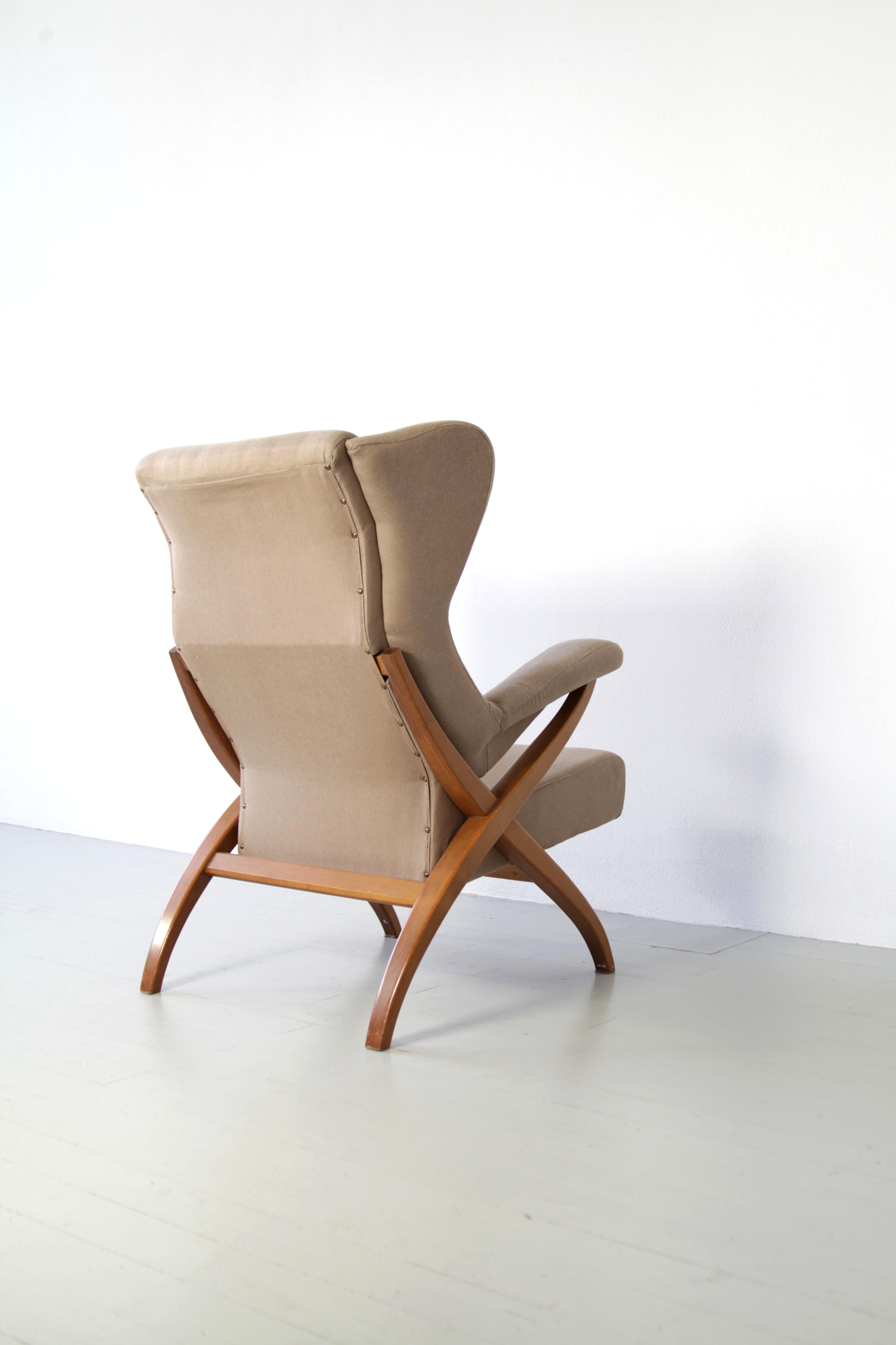 Sessel „Fiorenza“, entworfen 1952 von Franco Albini für Arflex, Italien. (Mitte des 20. Jahrhunderts) im Angebot