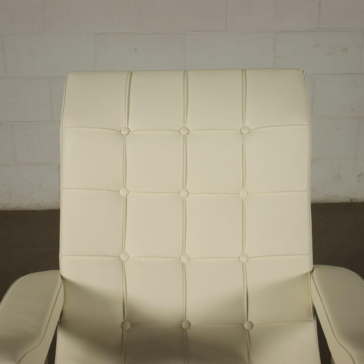 Other Armchair Foam Leatherette Metal, Italy, 1960s