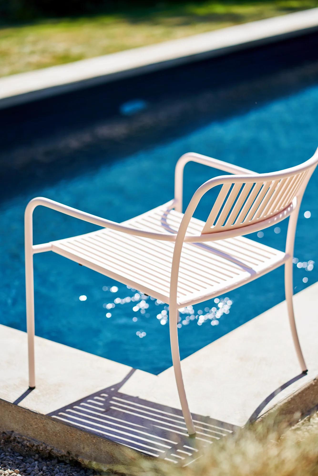 Sessel für den Garten Tolix Patio Slatted (Zeitgenössisch) im Angebot