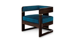 Estructura del Sillón Chapa de Ébano  Madera Bronce antiguo o Detalles en plata