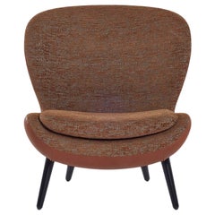 Sillón Estructura de Material Compuesto Patas Ébano Moka Mate o Laca Negra Mate