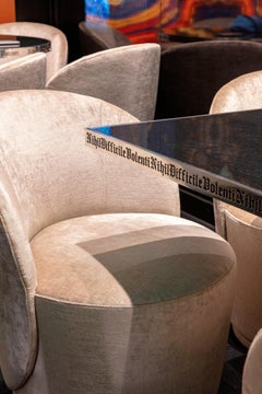 Cadre du fauteuil en bois massif et base rembourrée en bois personnalisable