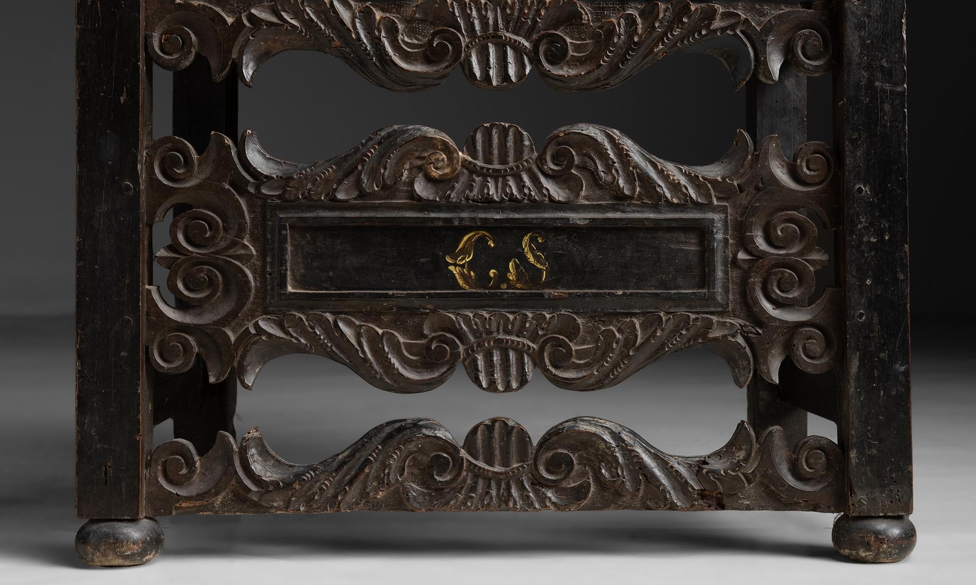 18th Century and Earlier Castle Chair,  France circa 1580