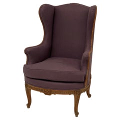 Antique, Rustic Armchair from France in Oak, 19 Th Century