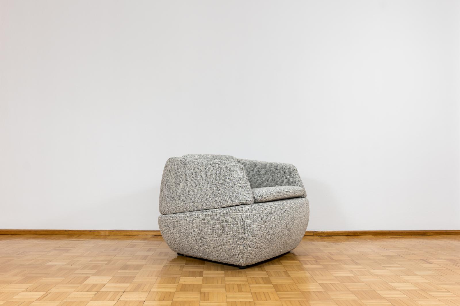Polish Customizable Space Age Lounge Chair From Lubuskie Fabryki Mebli, 1970s For Sale