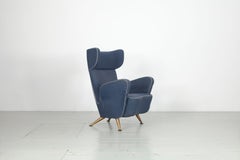 Poltrona della cabina di prima classe del treno espresso italiano Settebello, anni '50