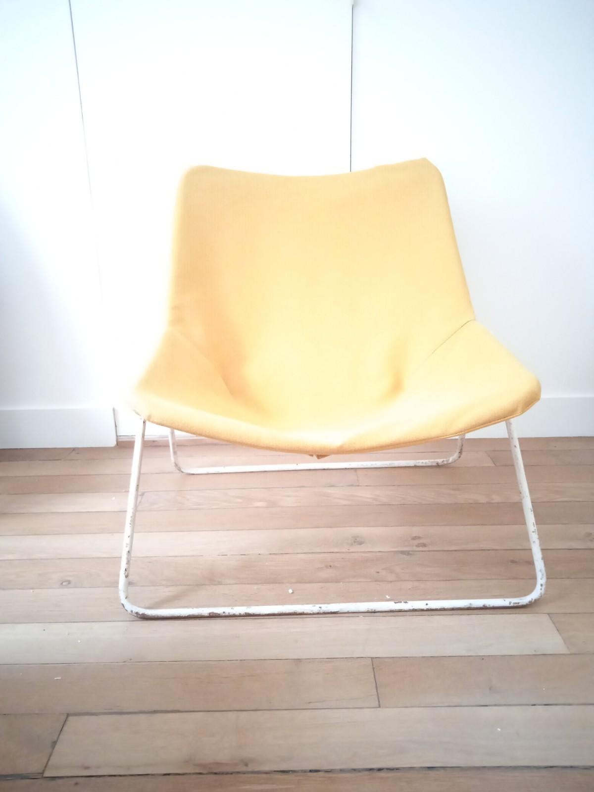 Fauteuil G1 de Pierre Guariche, Airborne 1950 en vente 2