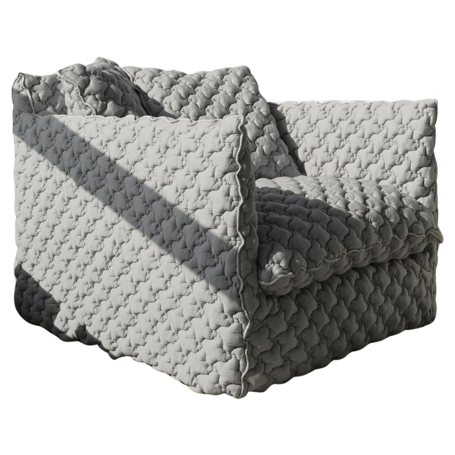 Armchair Gervasoni Ghost 01 - 3D gray - design Paola Navone