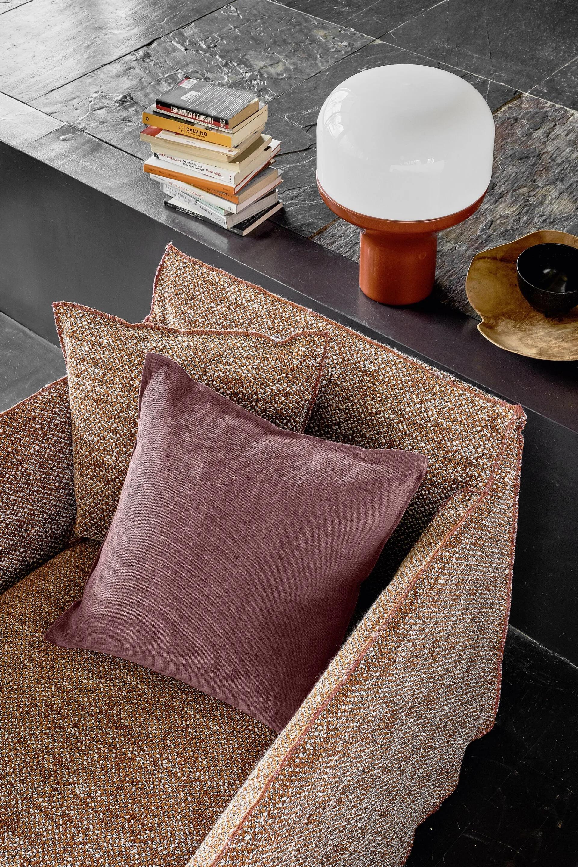 Armchair Gervasoni Ghost 01 - Lino Bianco - design Paola Navone in vendita 2