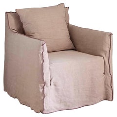 Armchair Gervasoni Ghost 04 - Blush - design Paola Navone