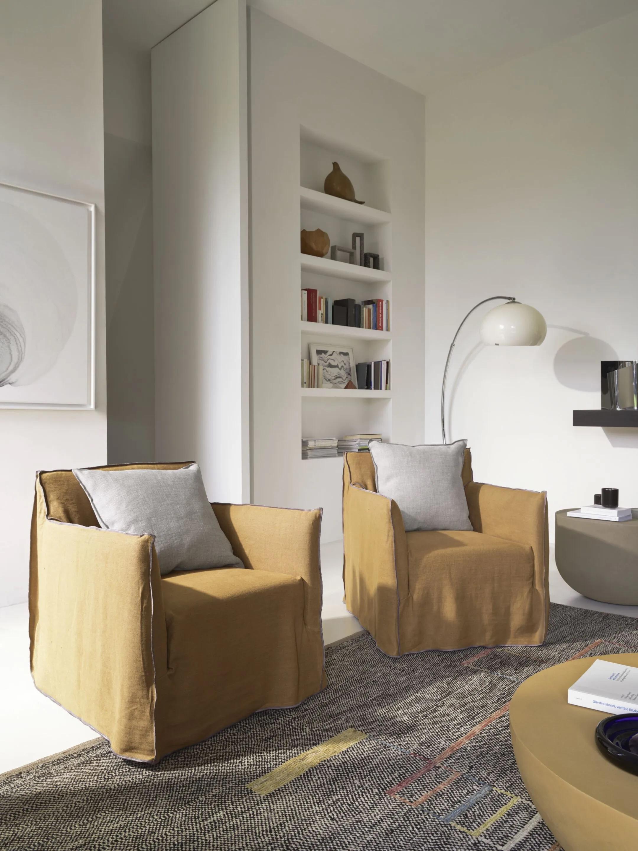 Sillón Gervasoni Ghost 05 - diseño Paola Navone Tela en venta