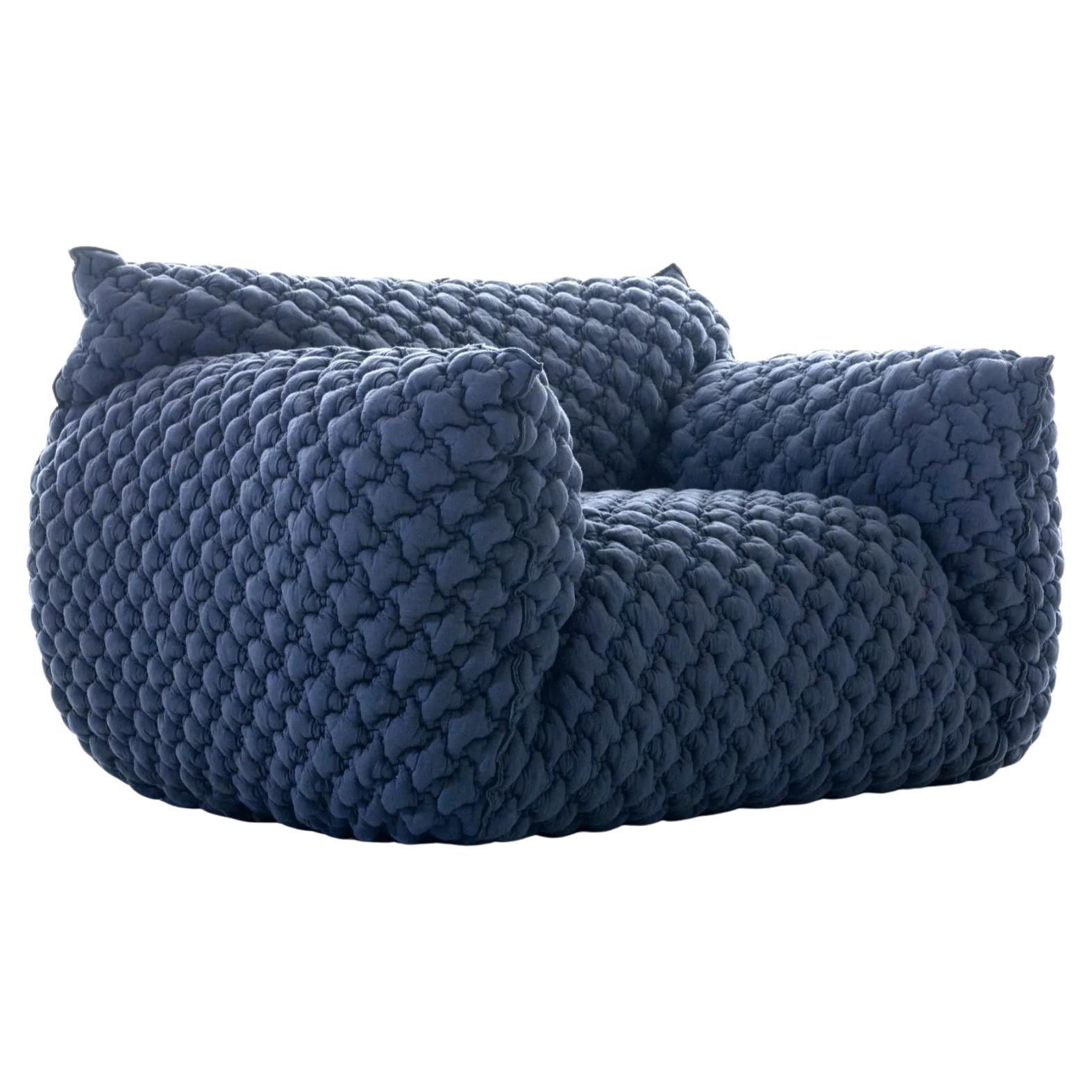 Armchair Gervasoni Nuvola 09 design Paola Navone - 3D Blu For Sale