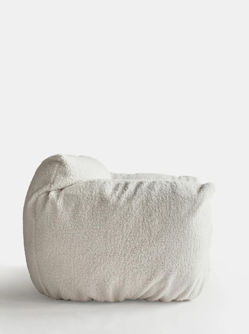 Armchair Gervasoni Nuvola 09 design Paola Navone - Bear Polar In New Condition For Sale In Alcamo, IT