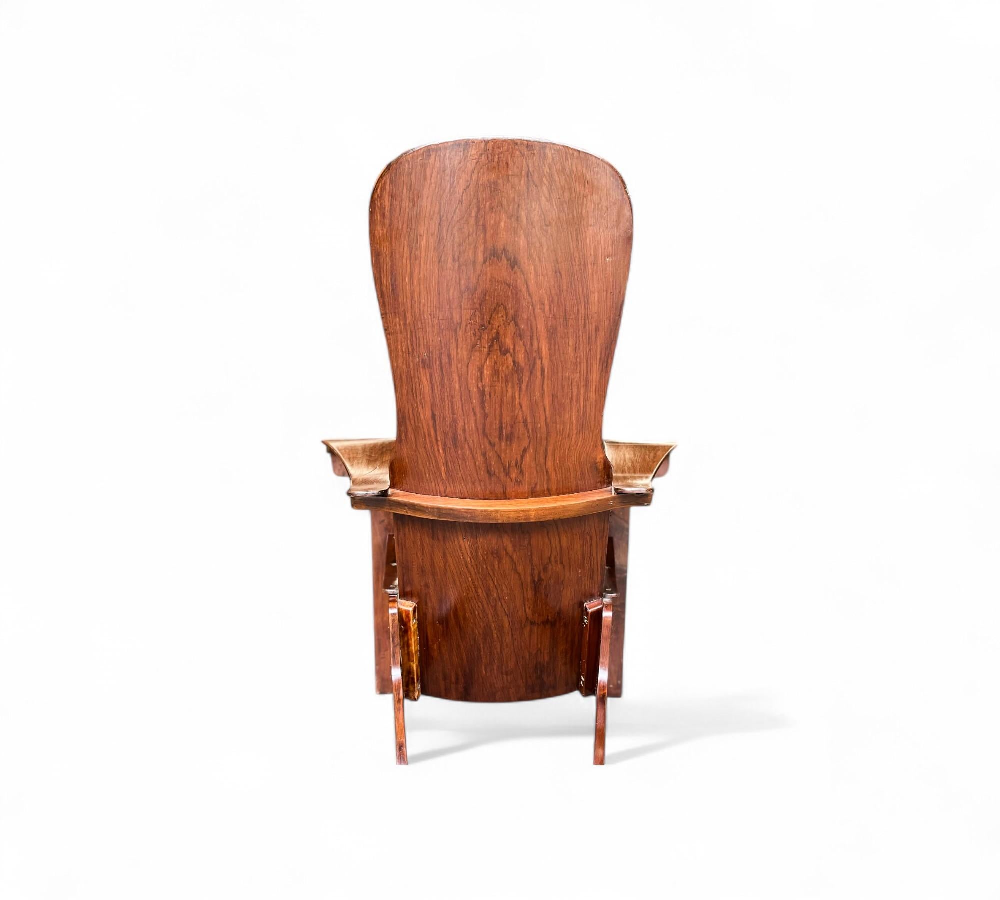 Brazilian Armchair in Bentwood by Cimo, c. 1950s For Sale