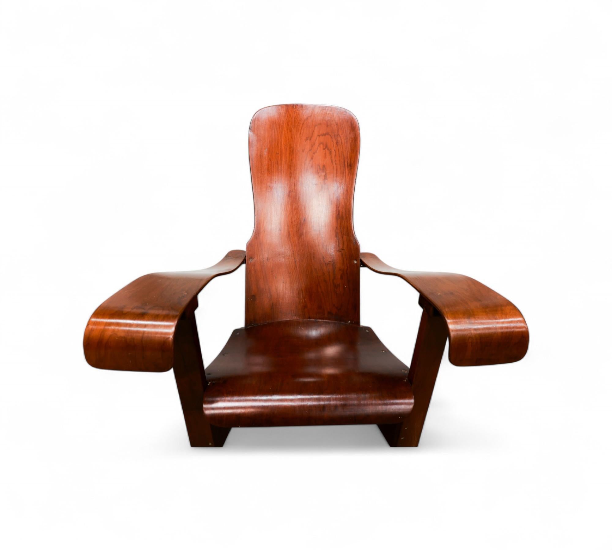 Armchair in Bentwood by Cimo, c. 1950s For Sale 3