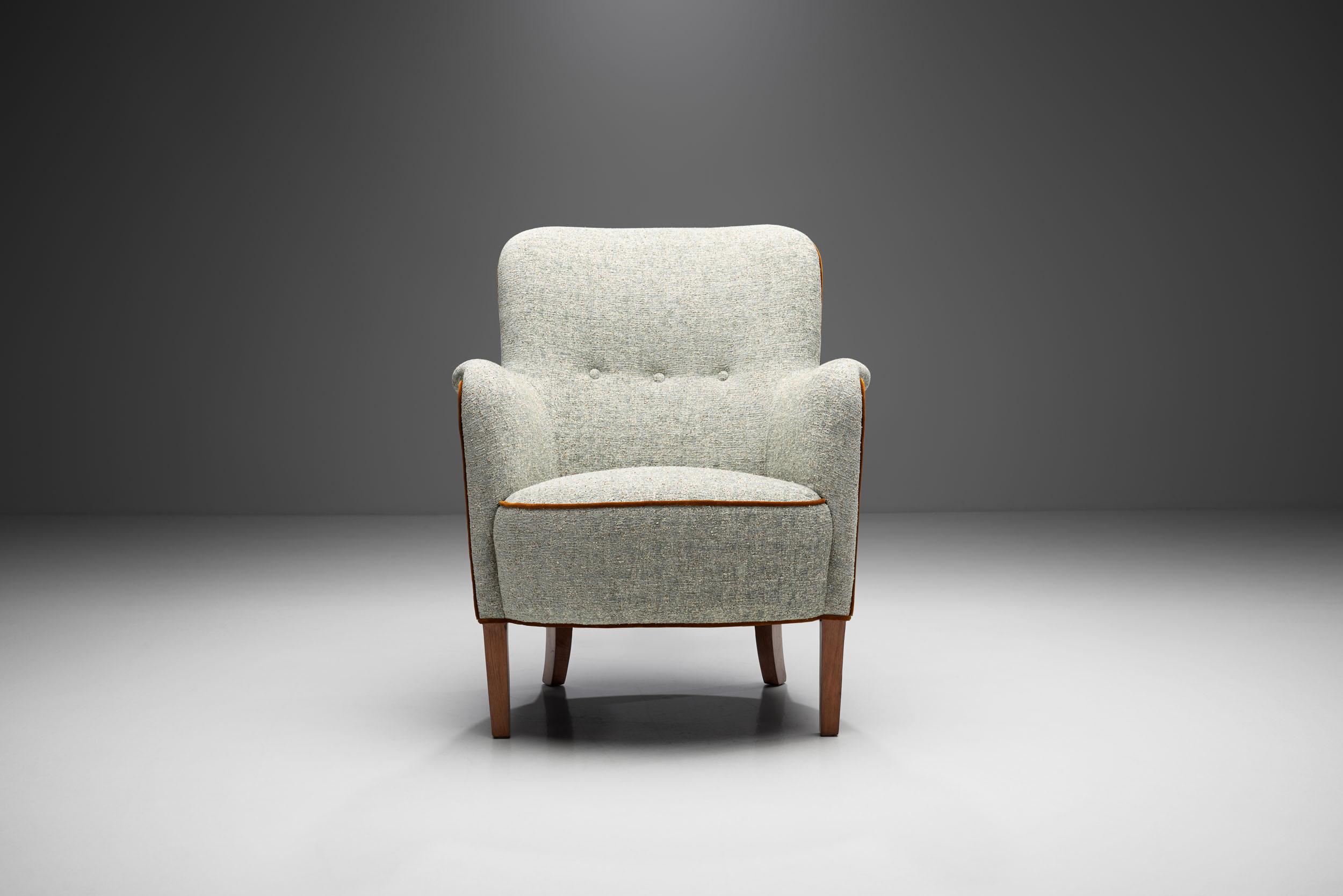 Mid-20th Century Armchair in Bouclé by Frode Holm 'Attr.' for Illums Bolighus, Denmark, 1960s