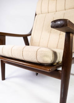Armchair Made In Dark Oak Model GE530 By Hans J. Wegner From 1960s