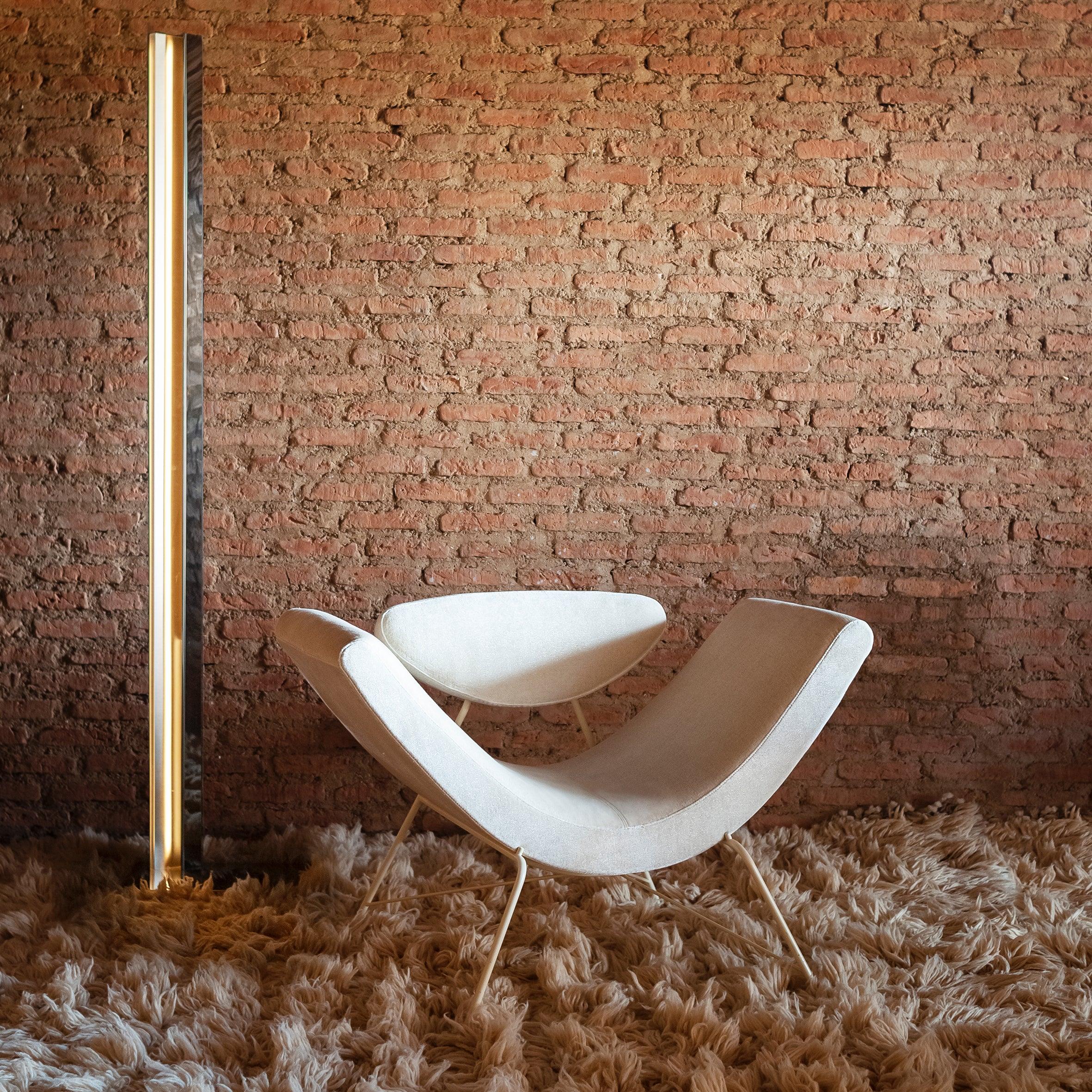 Acciaio Armchair in fabric Tacchini Reversível design Martin Eisler in vendita
