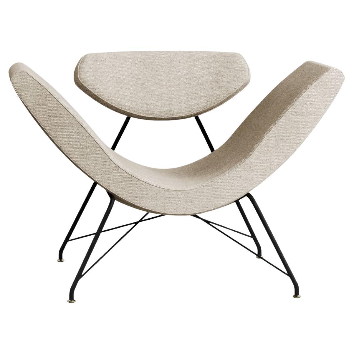 Armchair in fabric Tacchini Reversível design Martin Eisler
