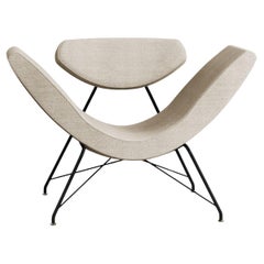 Armchair in fabric Tacchini Reversível design Martin Eisler