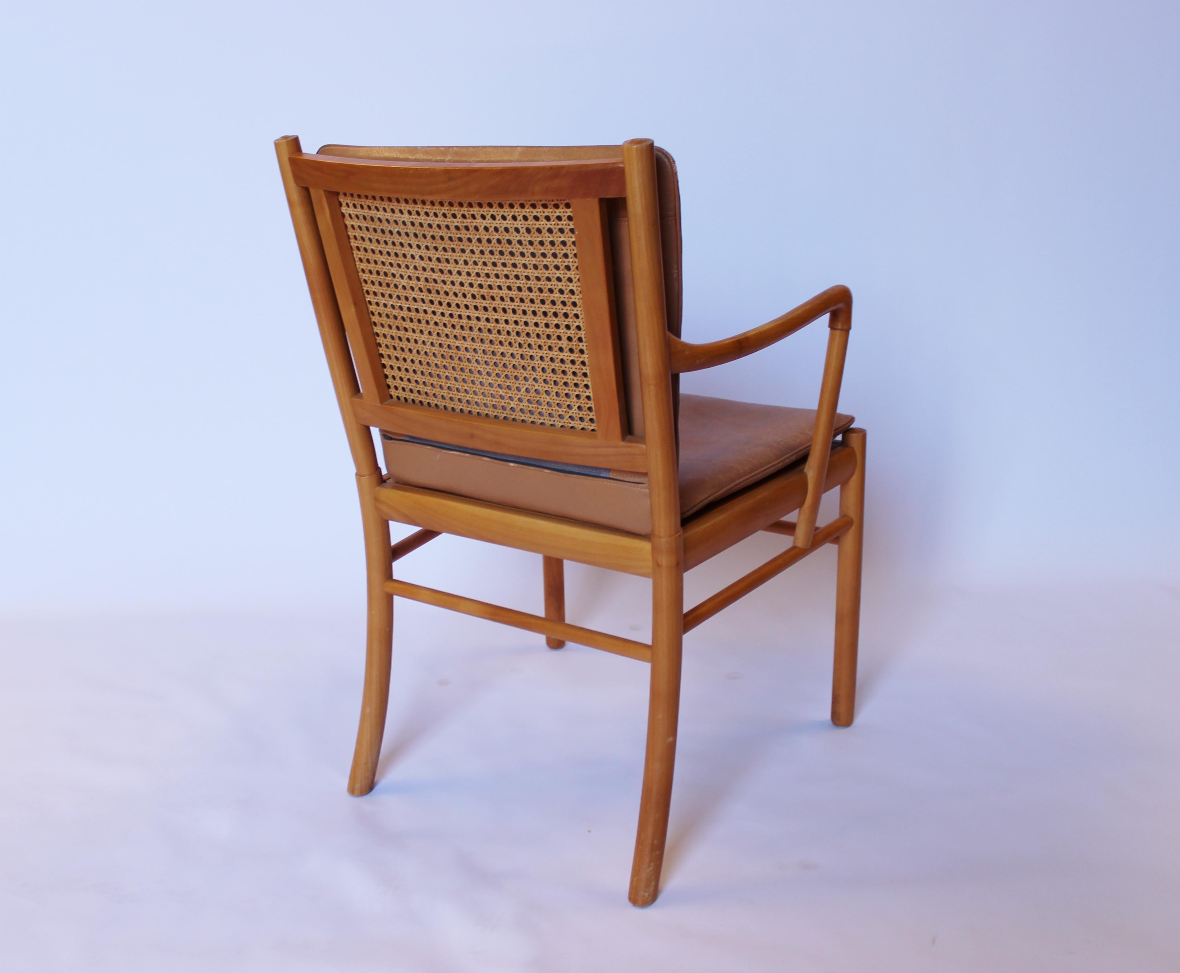 Scandinavian Modern Armchair in Mahogany, model PJ-301 Designed by Ole Wanscher, 1960s