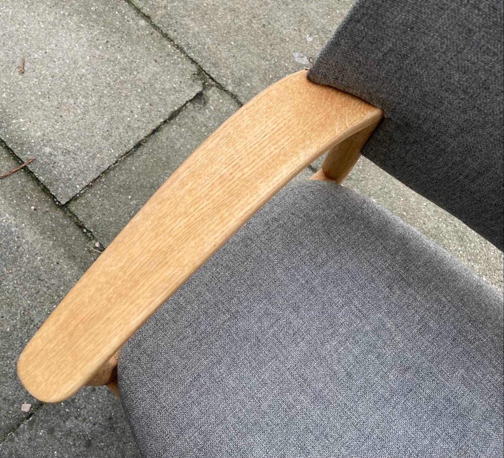 Poltrona in Oak di Aksel Bender Madsen per Fritz Hansen, anni '60 in vendita 1