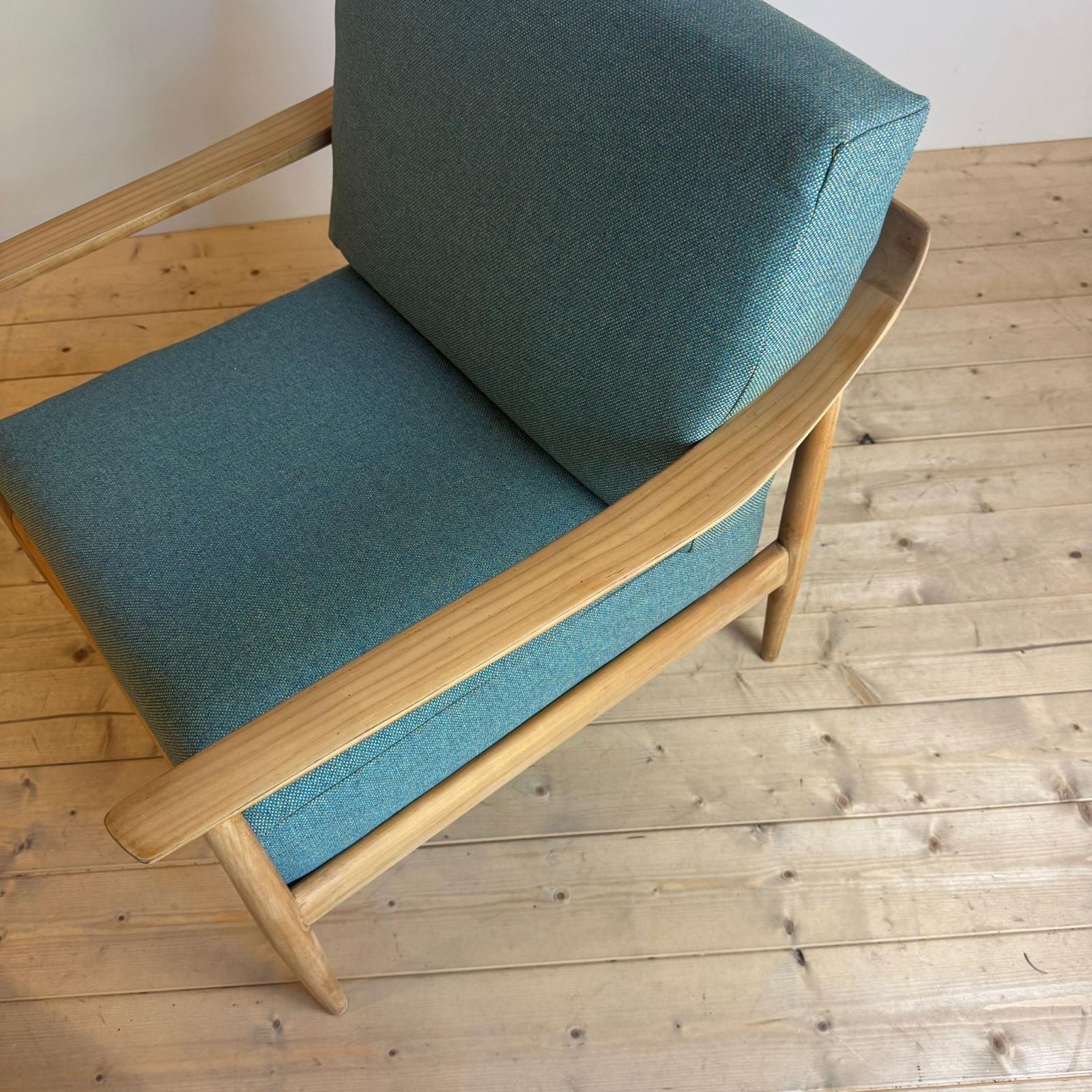 Armchair in oak, Denmark 1960 In Good Condition For Sale In Torino, IT