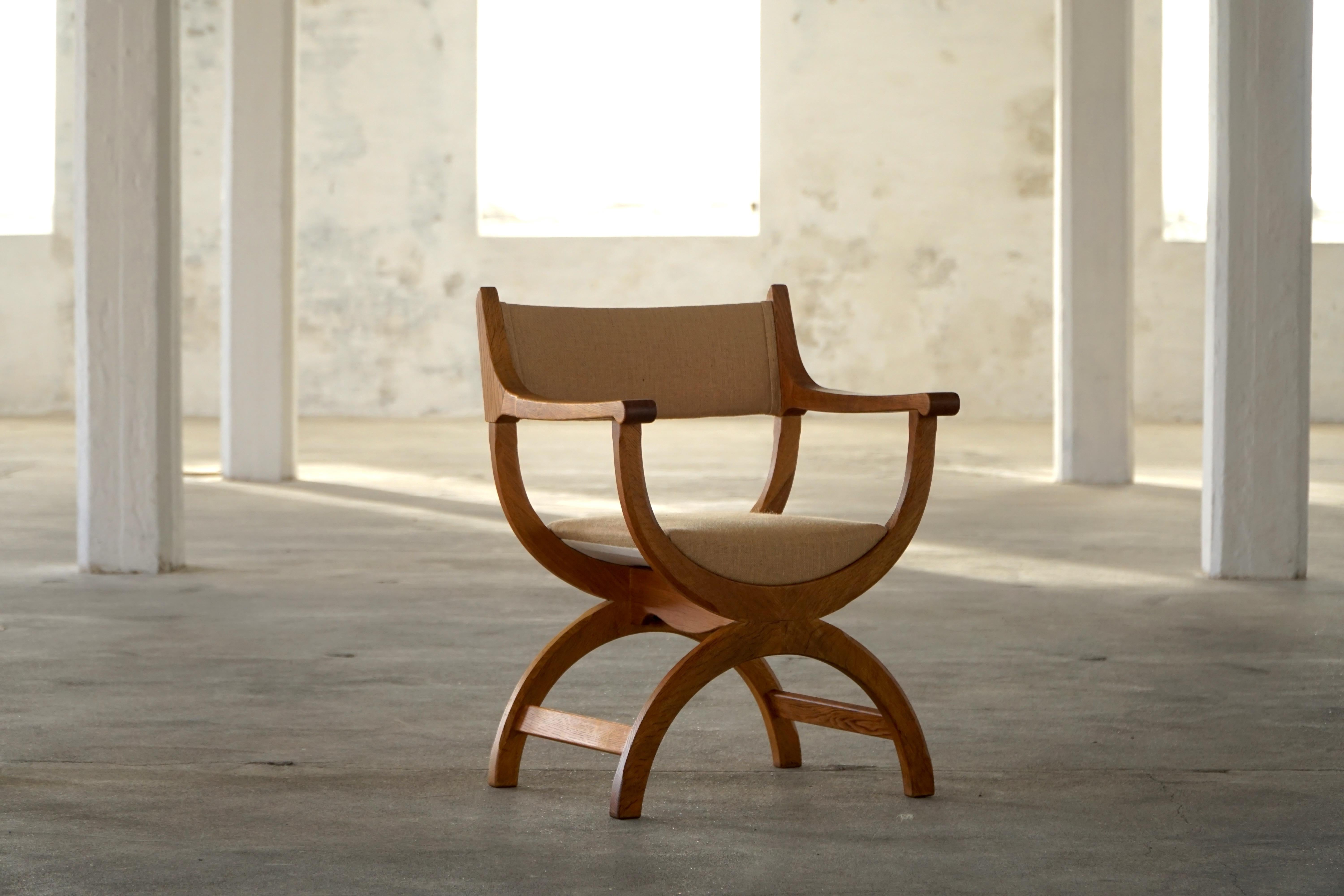 Sessel in Eiche & Hessisch, Modell 