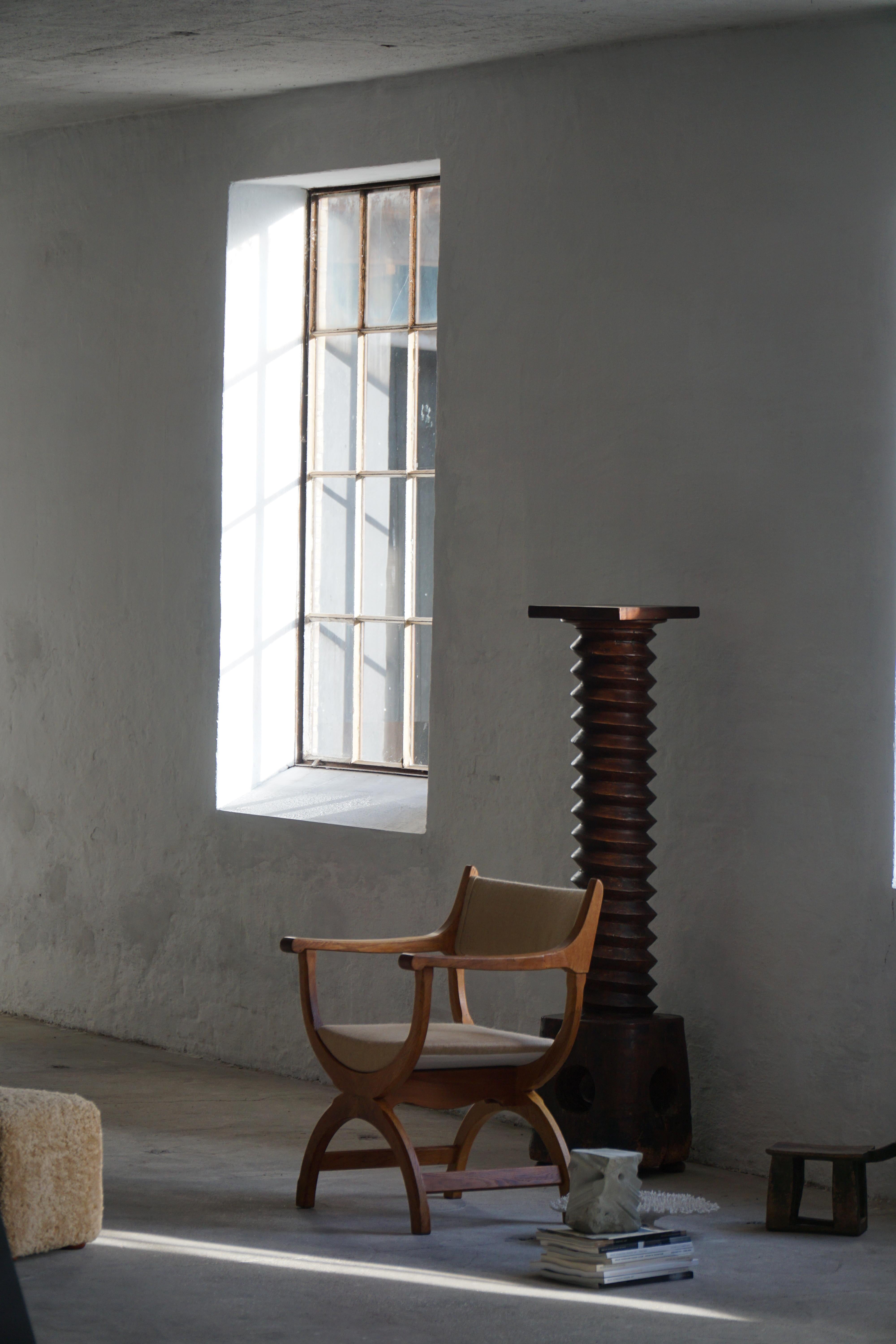 Sessel in Eiche & Hessisch, Modell 