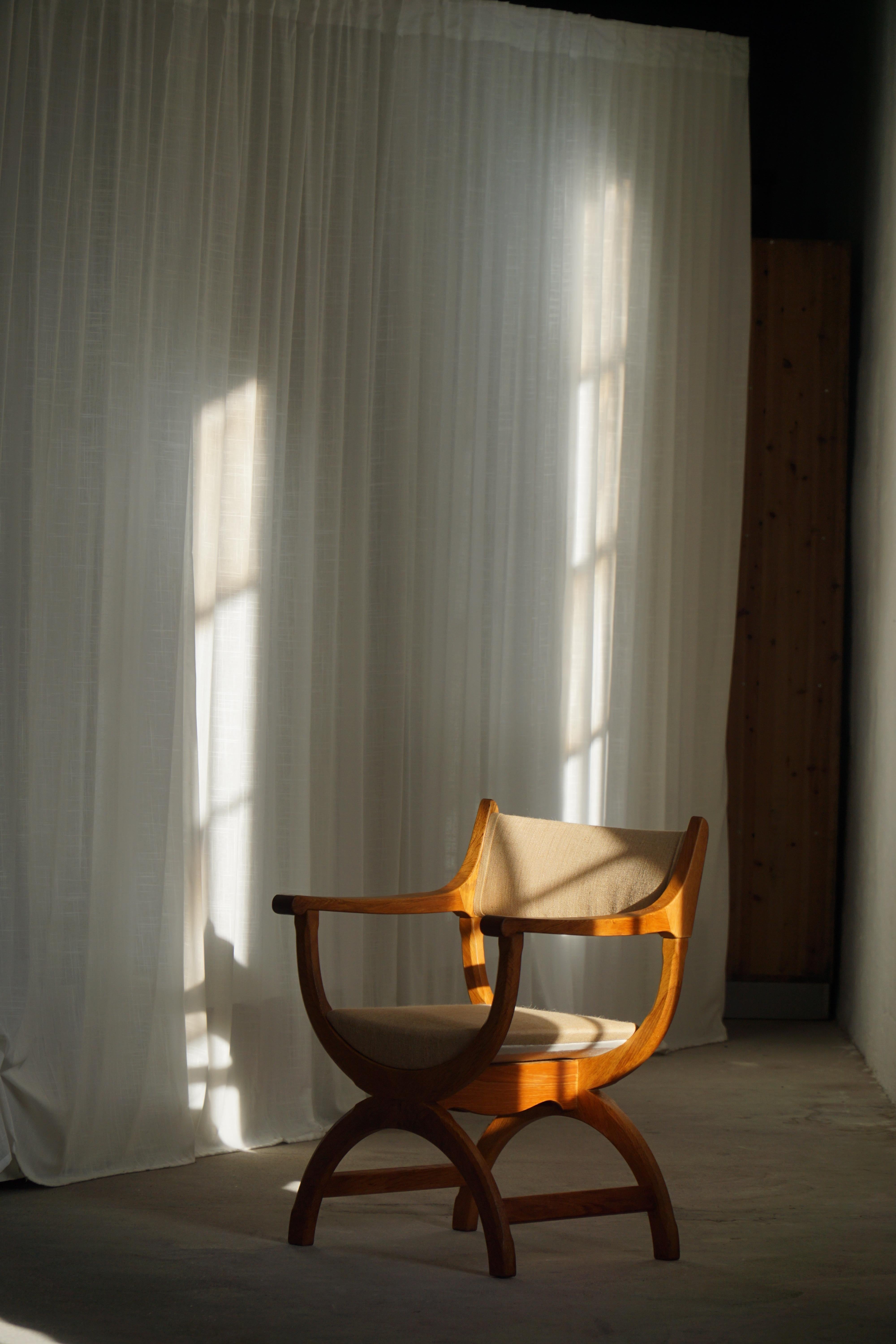 Sessel in Eiche & Hessisch, Modell 