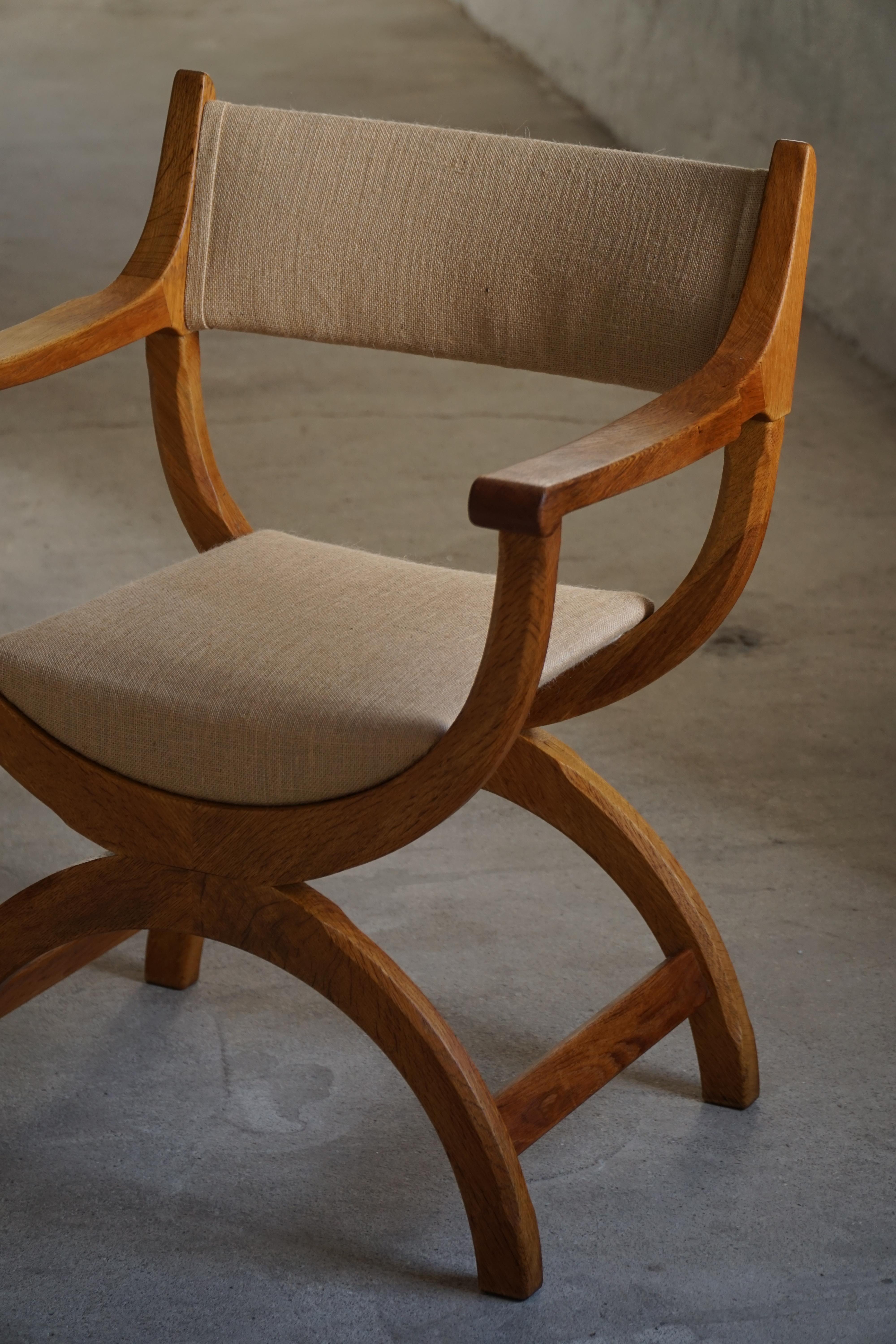 Sessel in Eiche & Hessisch, Modell 