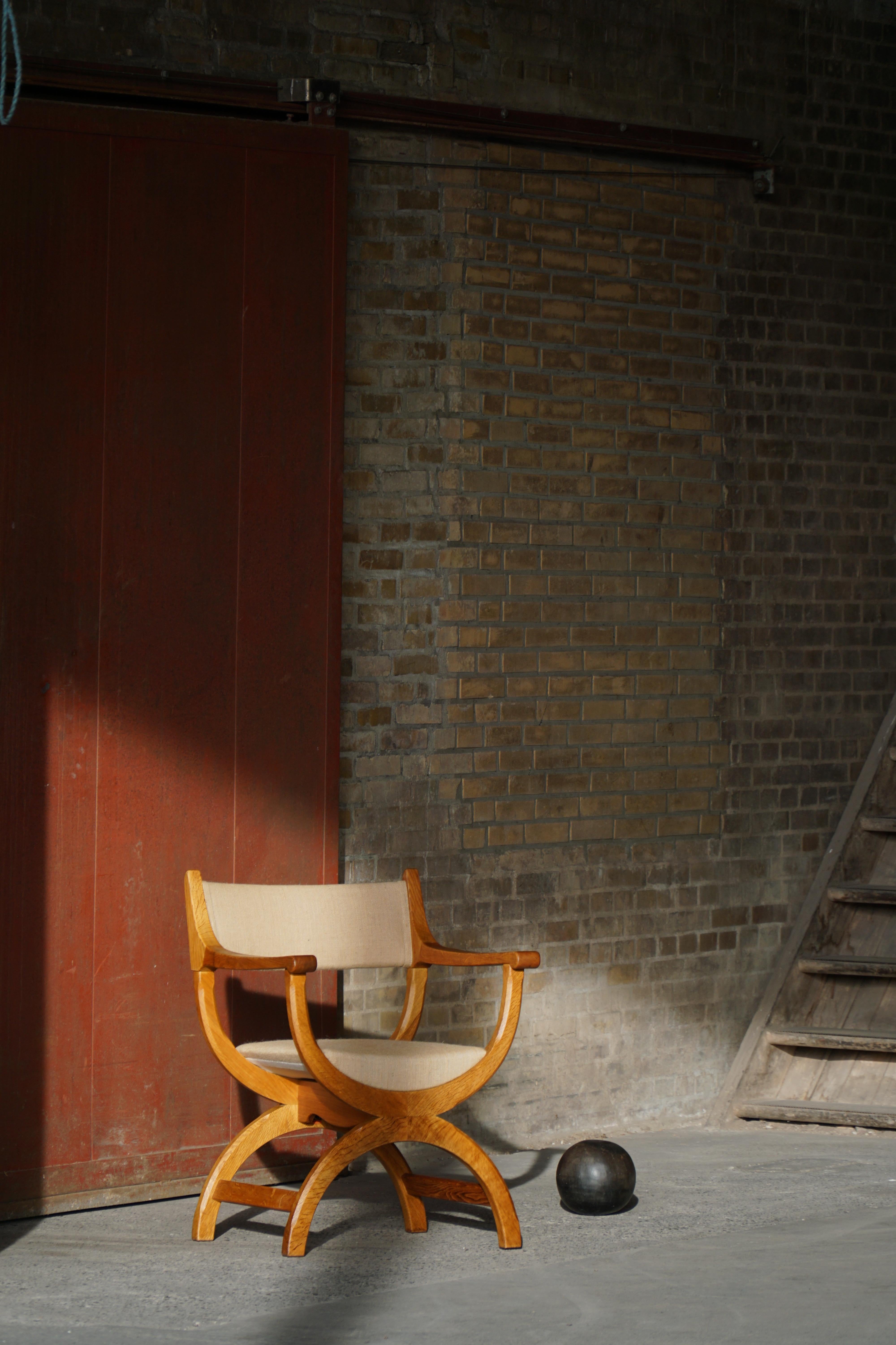 Sessel in Eiche & Hessisch, Modell 