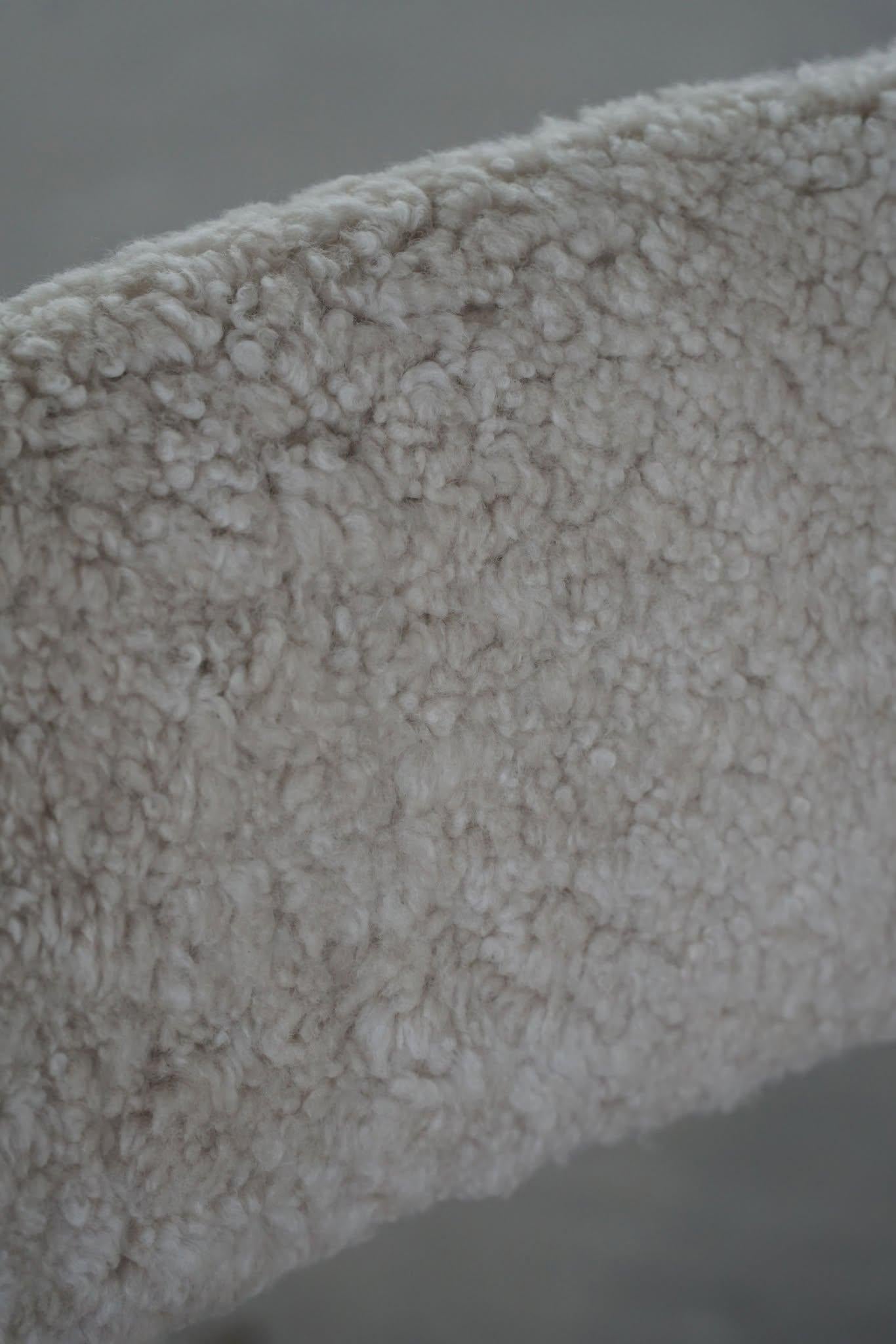 Armchair in Oak & Lambswool, Model 