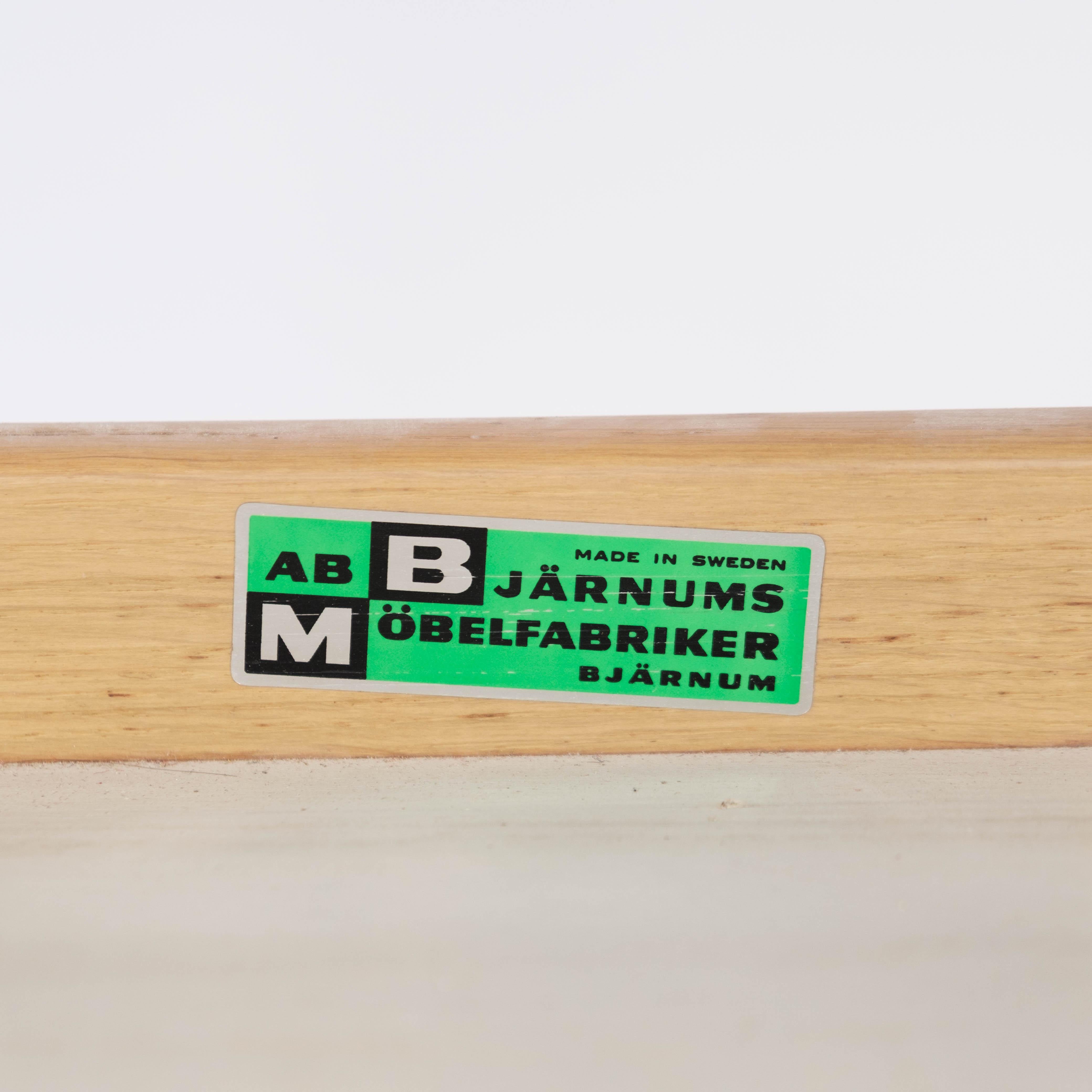 Armchair in Oak of Swedish Design Manufactured by Bjärnums Furniture, 1960s For Sale 5