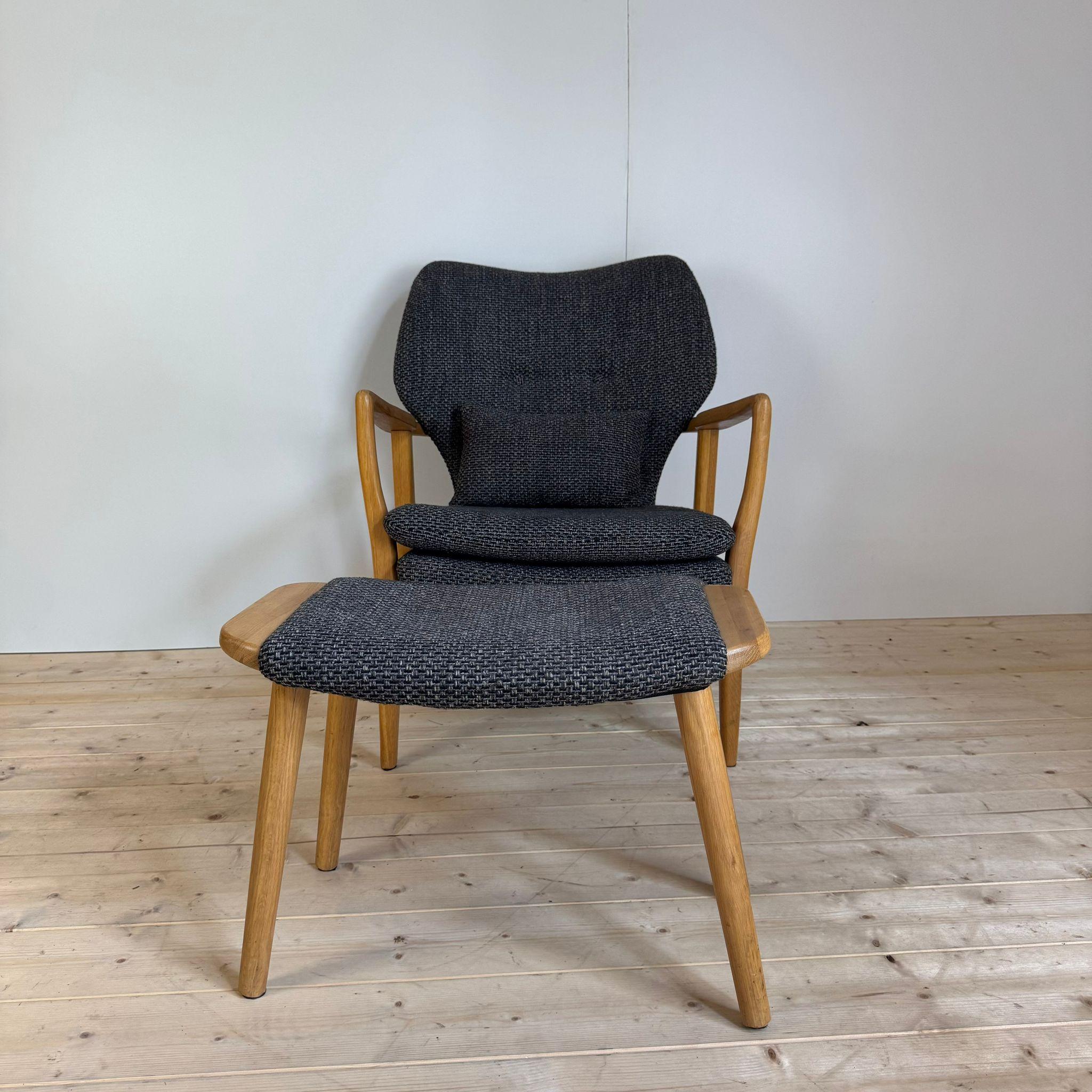Danish Armchair in oak wood, Denmark 1960 in vendita