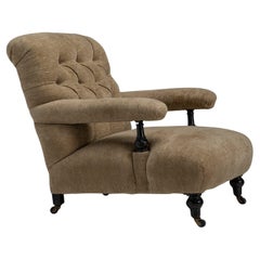 Armchair in Pierre Frey Chenille England, 1890