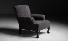 Armchair in Rosemary Hallgarten Teddy Mohair, circa 1900