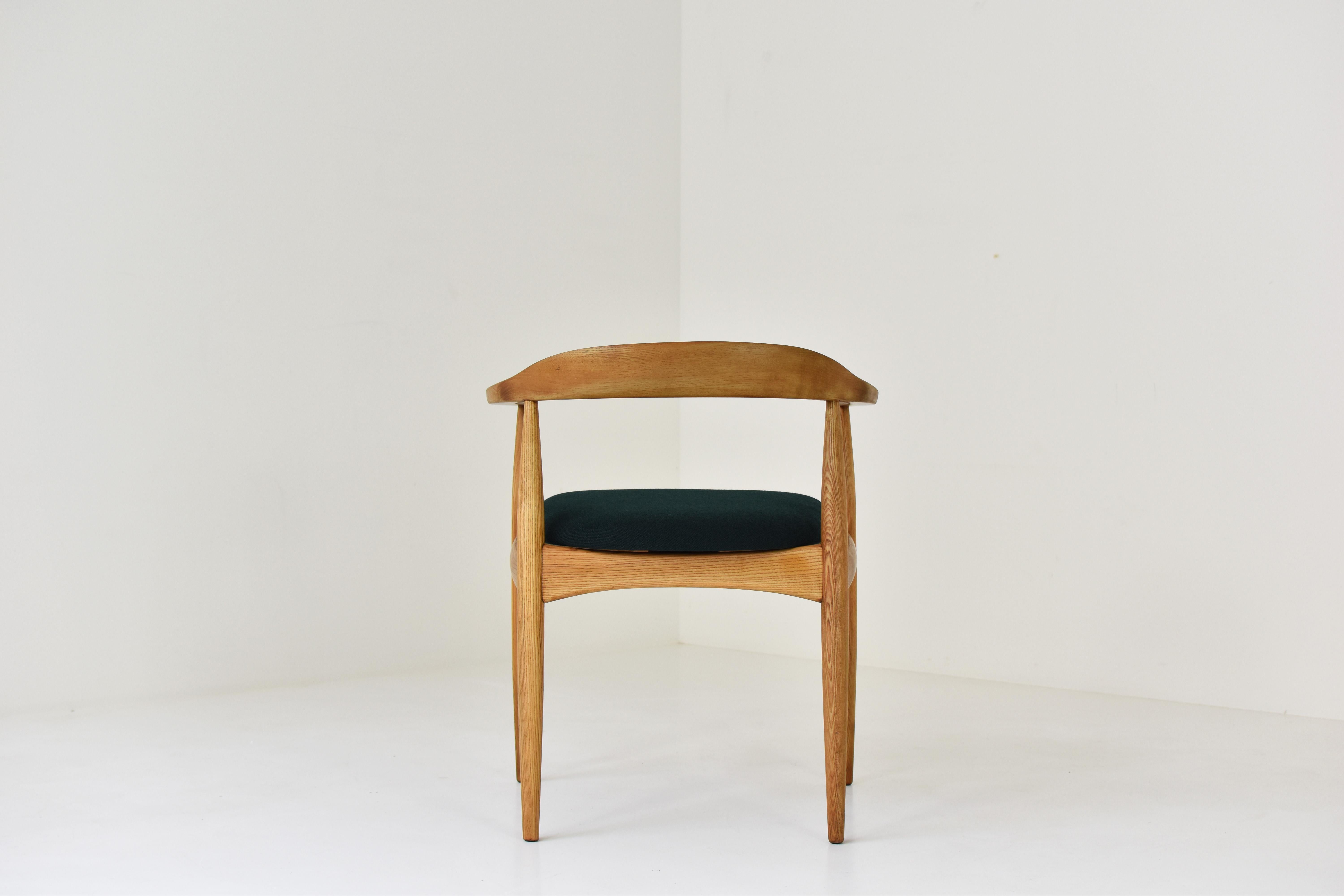 Armchair in Solid Oak by Illum Wikkelsø for Niels Eilersen, Denmark 1950s In Good Condition In Antwerp, BE