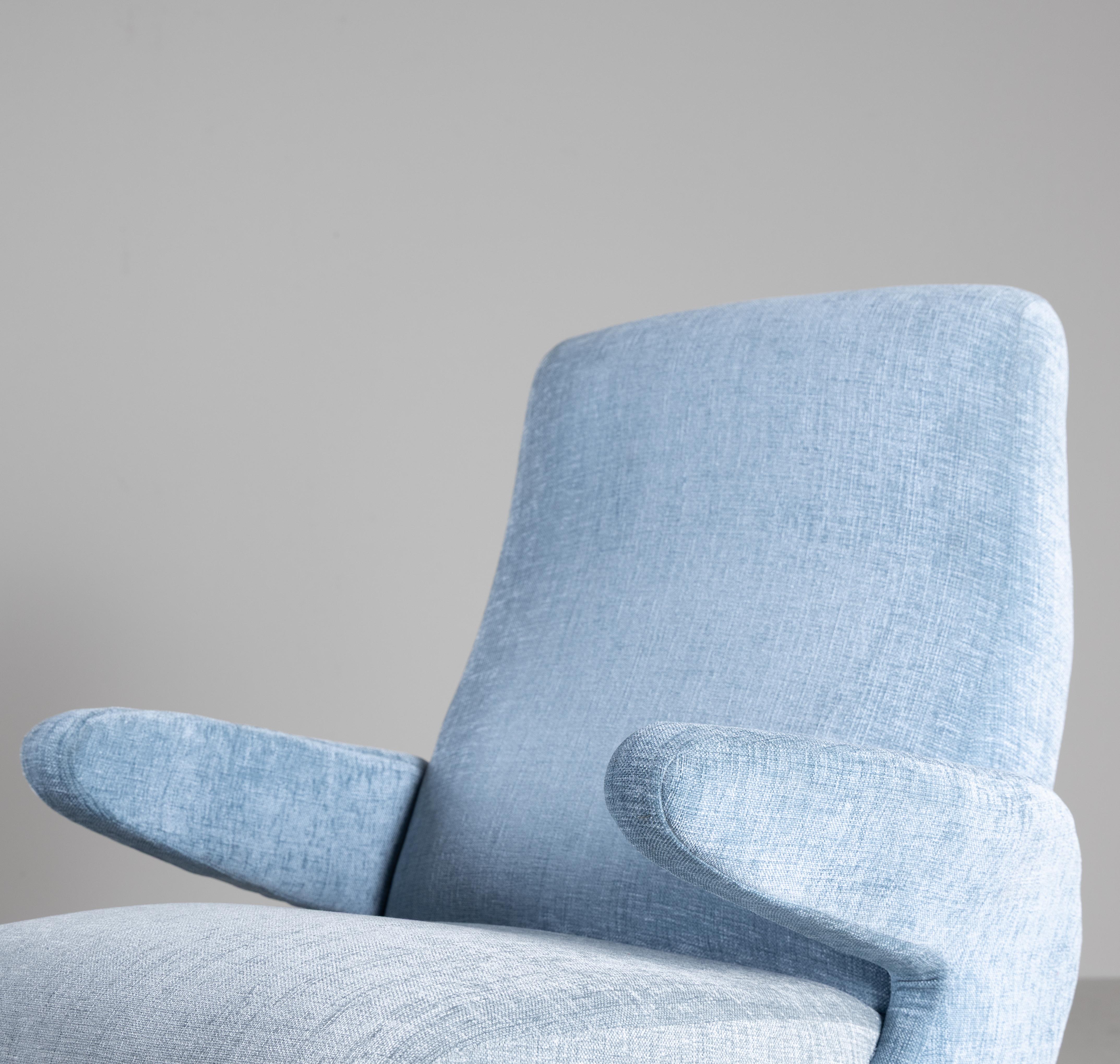 Sessel im Stil von Delfino von Nino Zoncada (Polster) im Angebot