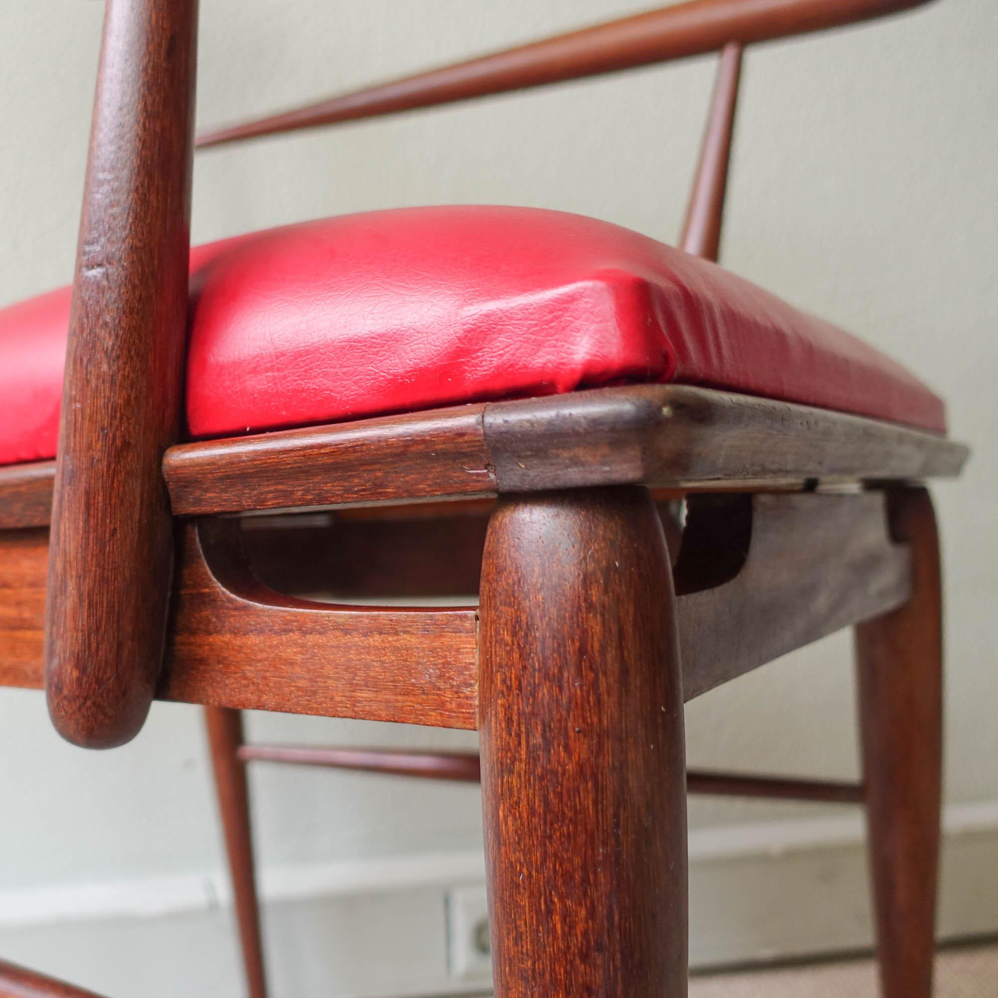 Armchair in Sucupira Wood, 1960's For Sale 11