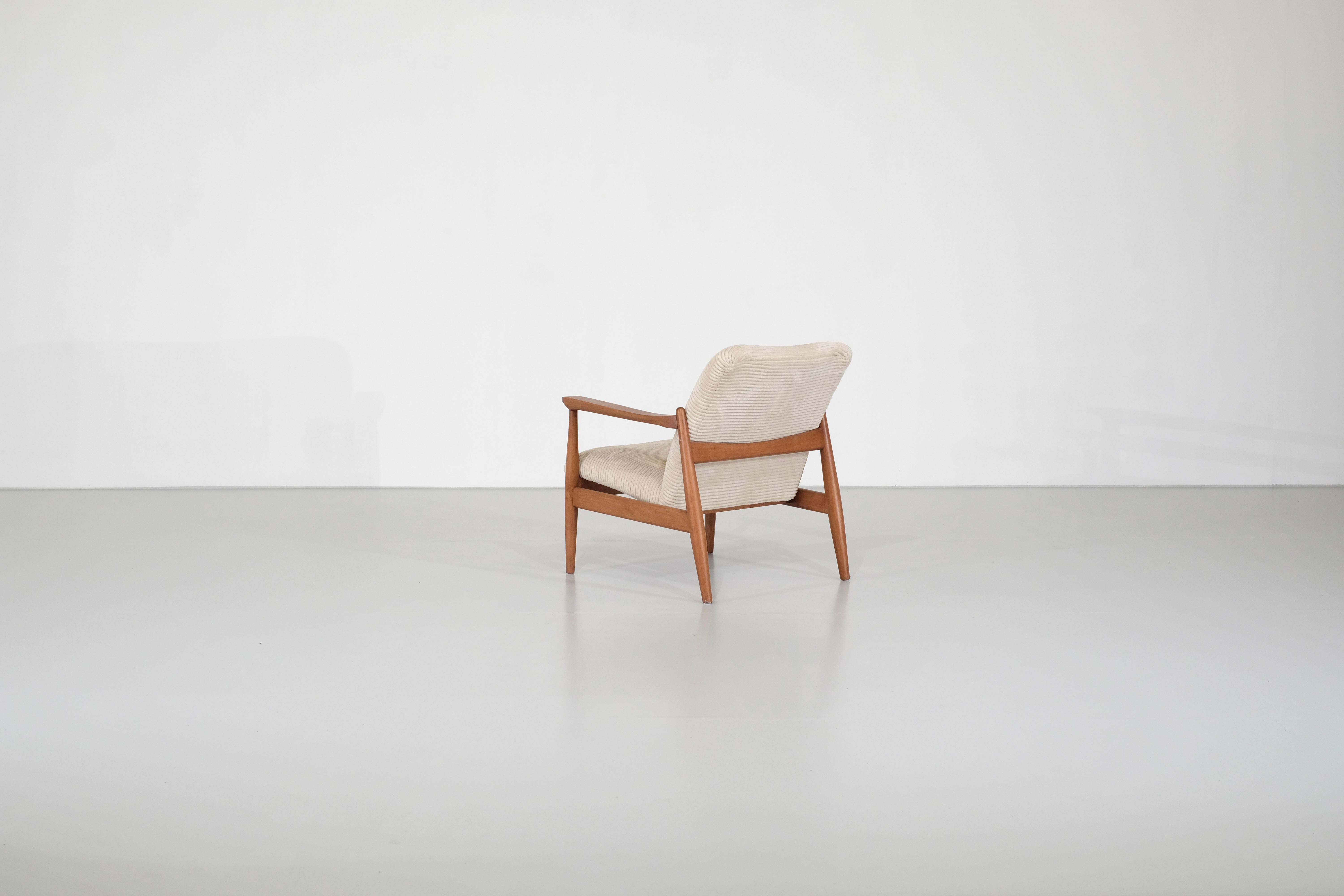 Scandinave moderne Fauteuil en teck, Danemark-1960 en vente