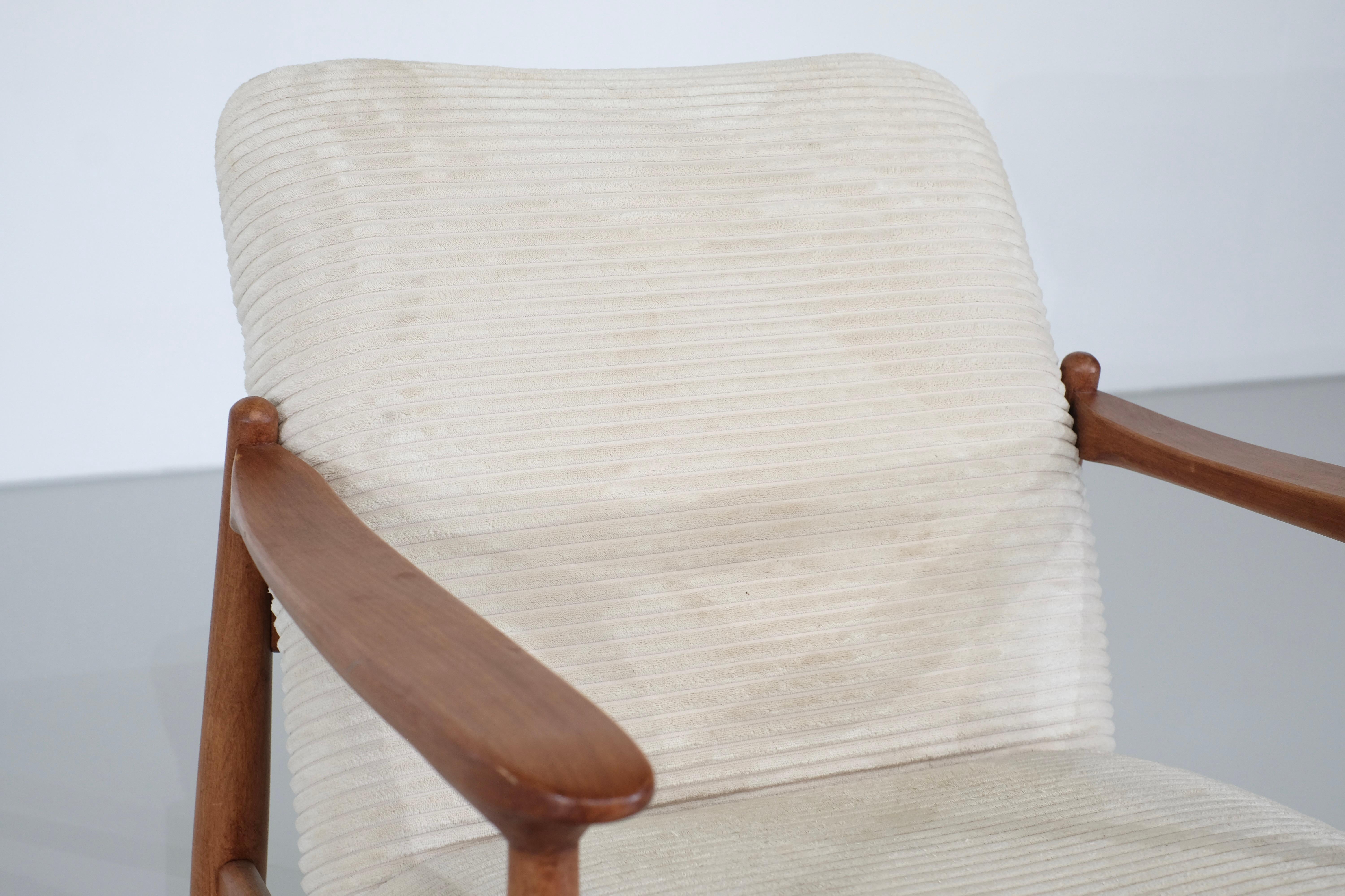 Fauteuil en teck, Danemark-1960 en vente 2
